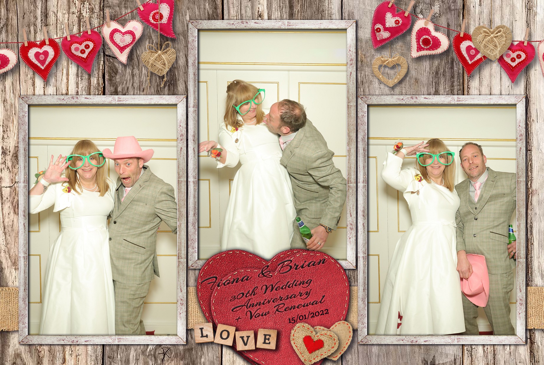 Fiona and Brian's Vow Renewal  | View more photos from the event at gallery.myphotoboothexperience.co.uk/u/MyPhotoBoothExperienceLtd/Fiona-and-Brians-Vow-Renewal