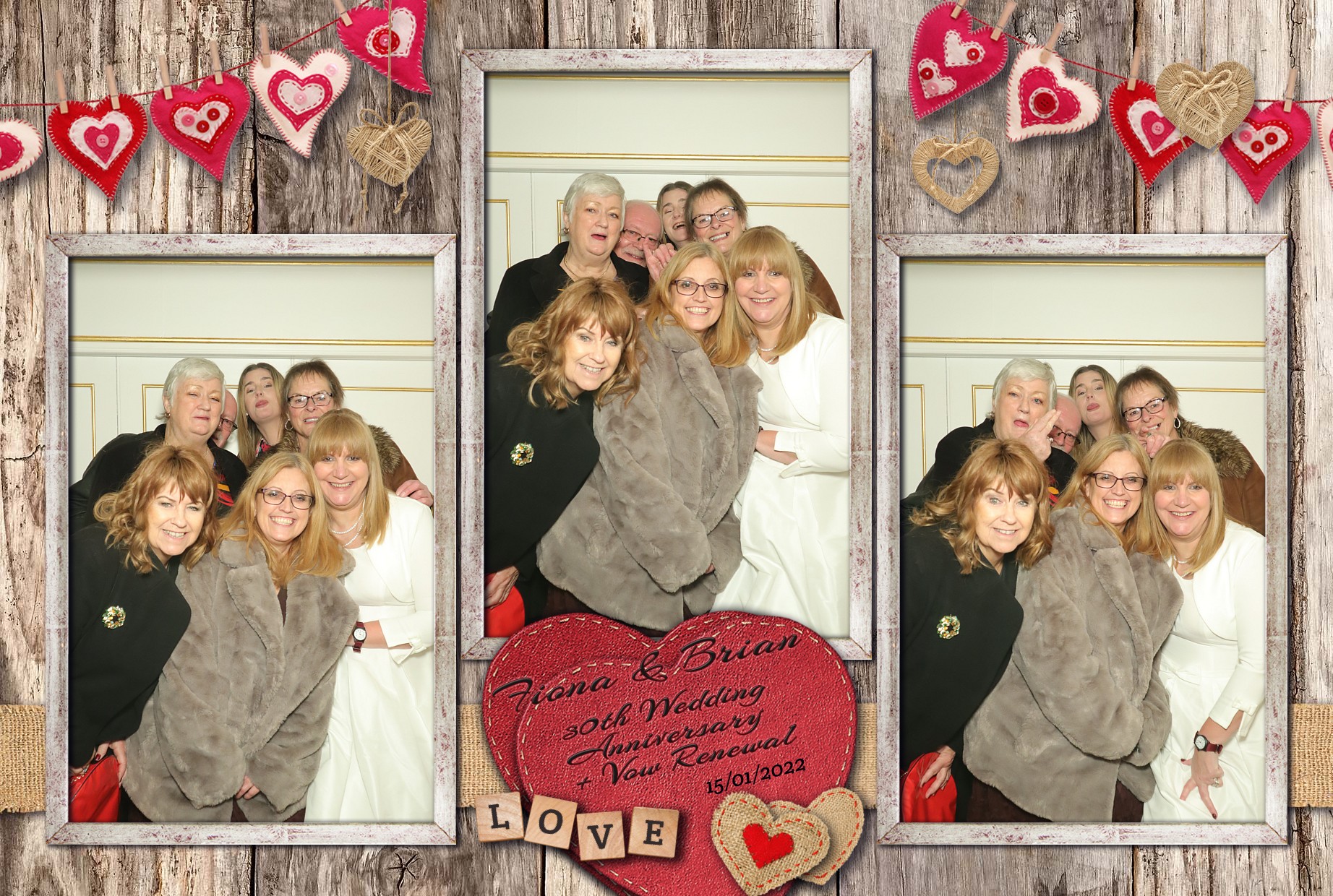 Fiona and Brian's Vow Renewal  | View more photos from the event at gallery.myphotoboothexperience.co.uk/u/MyPhotoBoothExperienceLtd/Fiona-and-Brians-Vow-Renewal
