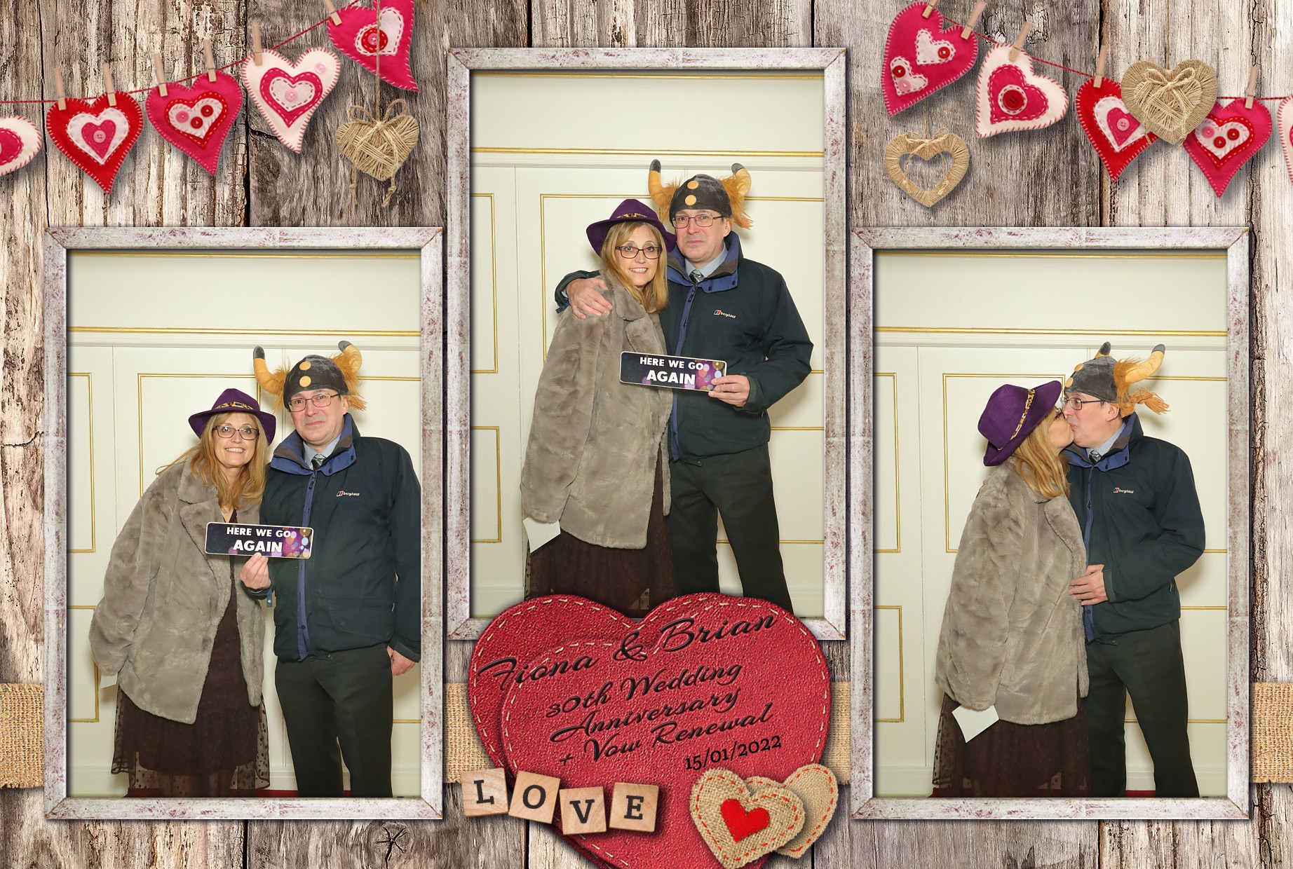 Fiona and Brian's Vow Renewal  | View more photos from the event at gallery.myphotoboothexperience.co.uk/u/MyPhotoBoothExperienceLtd/Fiona-and-Brians-Vow-Renewal