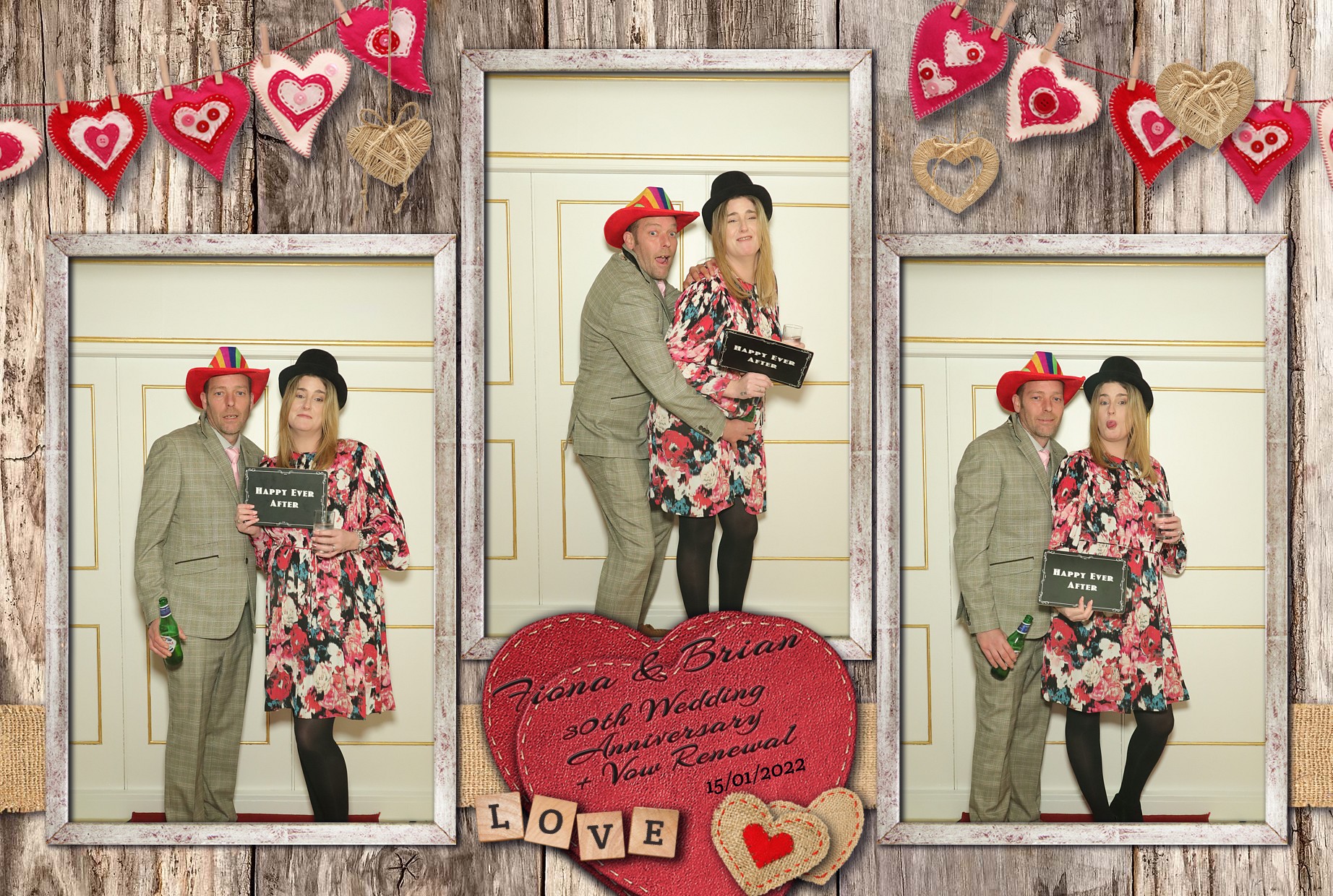 Fiona and Brian's Vow Renewal  | View more photos from the event at gallery.myphotoboothexperience.co.uk/u/MyPhotoBoothExperienceLtd/Fiona-and-Brians-Vow-Renewal