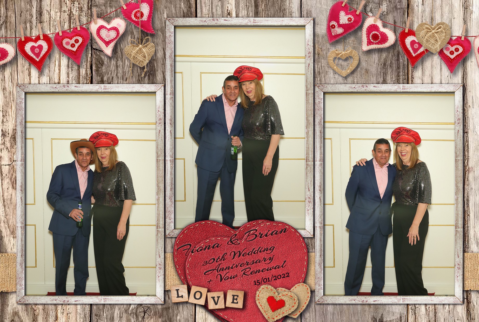 Fiona and Brian's Vow Renewal  | View more photos from the event at gallery.myphotoboothexperience.co.uk/u/MyPhotoBoothExperienceLtd/Fiona-and-Brians-Vow-Renewal