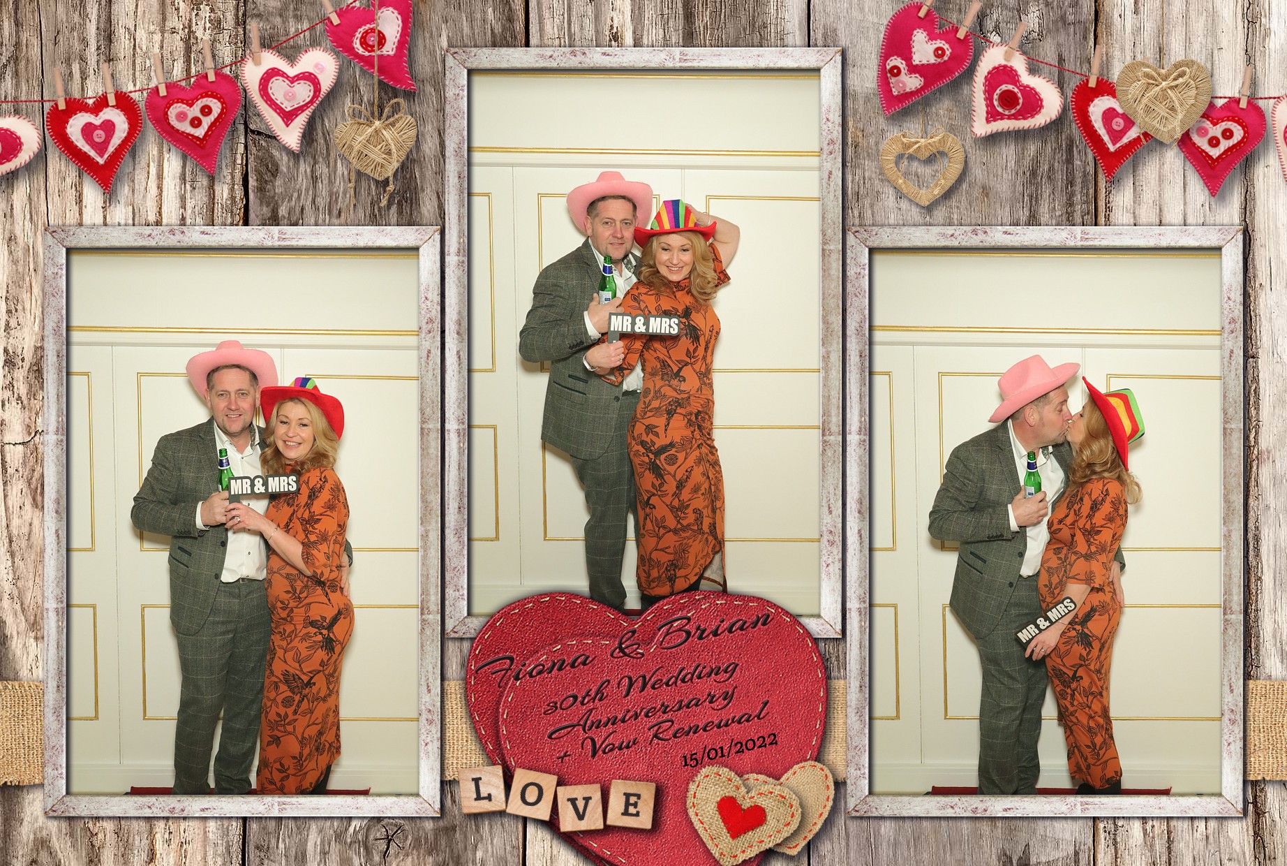 Fiona and Brian's Vow Renewal  | View more photos from the event at gallery.myphotoboothexperience.co.uk/u/MyPhotoBoothExperienceLtd/Fiona-and-Brians-Vow-Renewal
