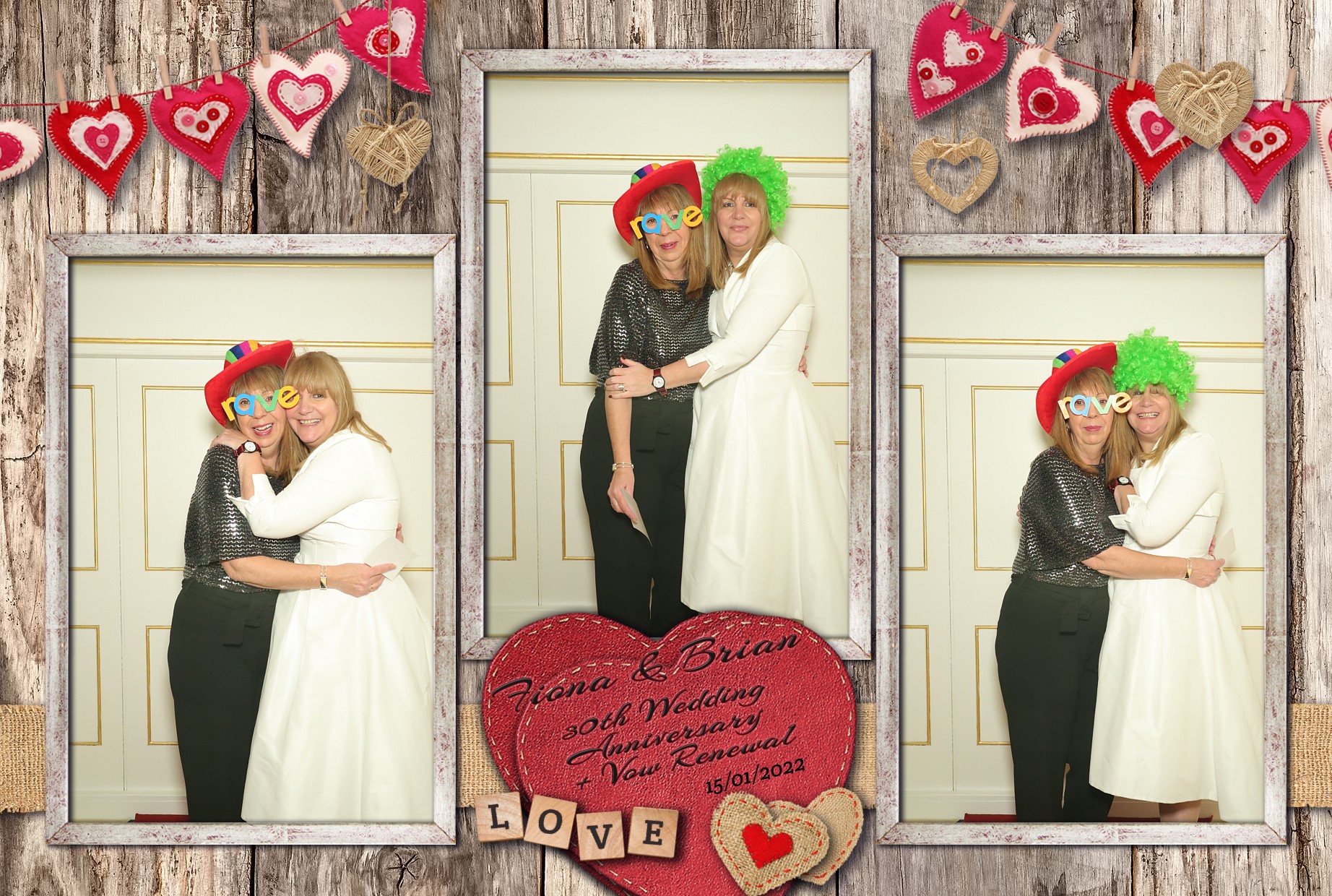 Fiona and Brian's Vow Renewal  | View more photos from the event at gallery.myphotoboothexperience.co.uk/u/MyPhotoBoothExperienceLtd/Fiona-and-Brians-Vow-Renewal