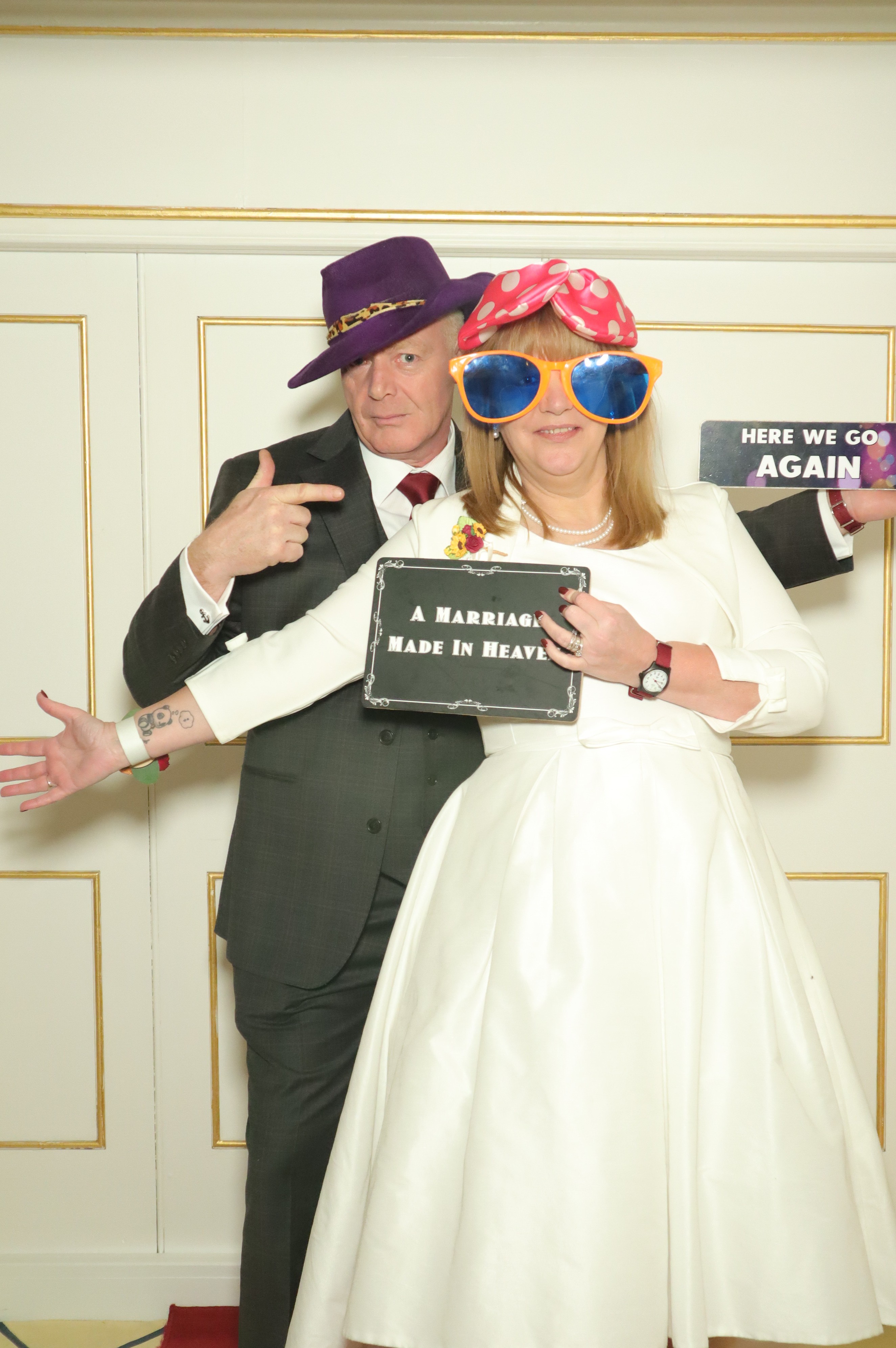 Fiona and Brian's Vow Renewal  | View more photos from the event at gallery.myphotoboothexperience.co.uk/u/MyPhotoBoothExperienceLtd/Fiona-and-Brians-Vow-Renewal