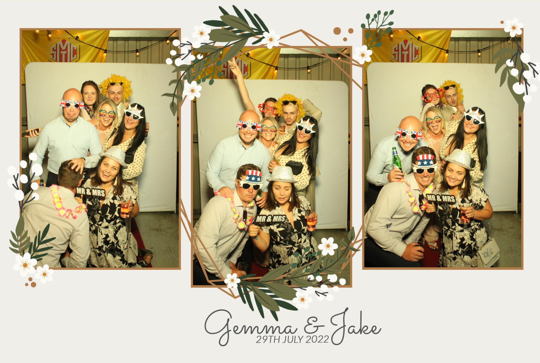 Gemma & Jake's Wedding  | View more photos from the event at gallery.myphotoboothexperience.co.uk/u/MyPhotoBoothExperienceLtd/Gemma-Jakes-Wedding