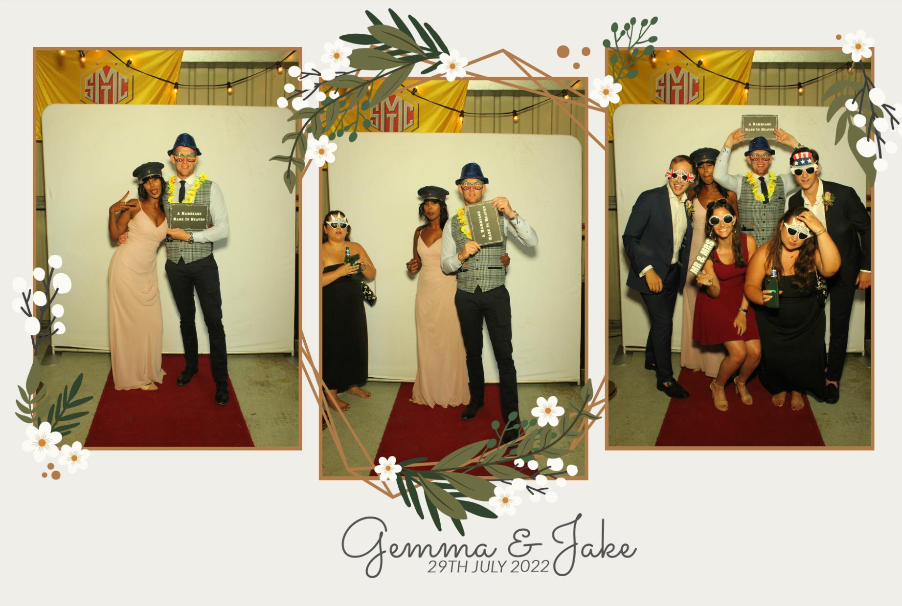 Gemma & Jake's Wedding  | View more photos from the event at gallery.myphotoboothexperience.co.uk/u/MyPhotoBoothExperienceLtd/Gemma-Jakes-Wedding