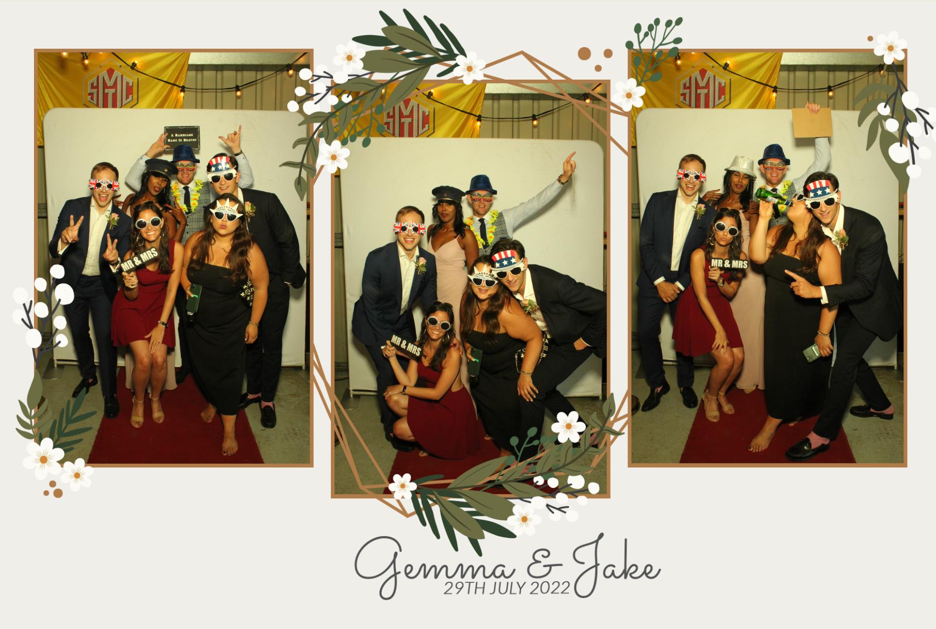 Gemma & Jake's Wedding  | View more photos from the event at gallery.myphotoboothexperience.co.uk/u/MyPhotoBoothExperienceLtd/Gemma-Jakes-Wedding