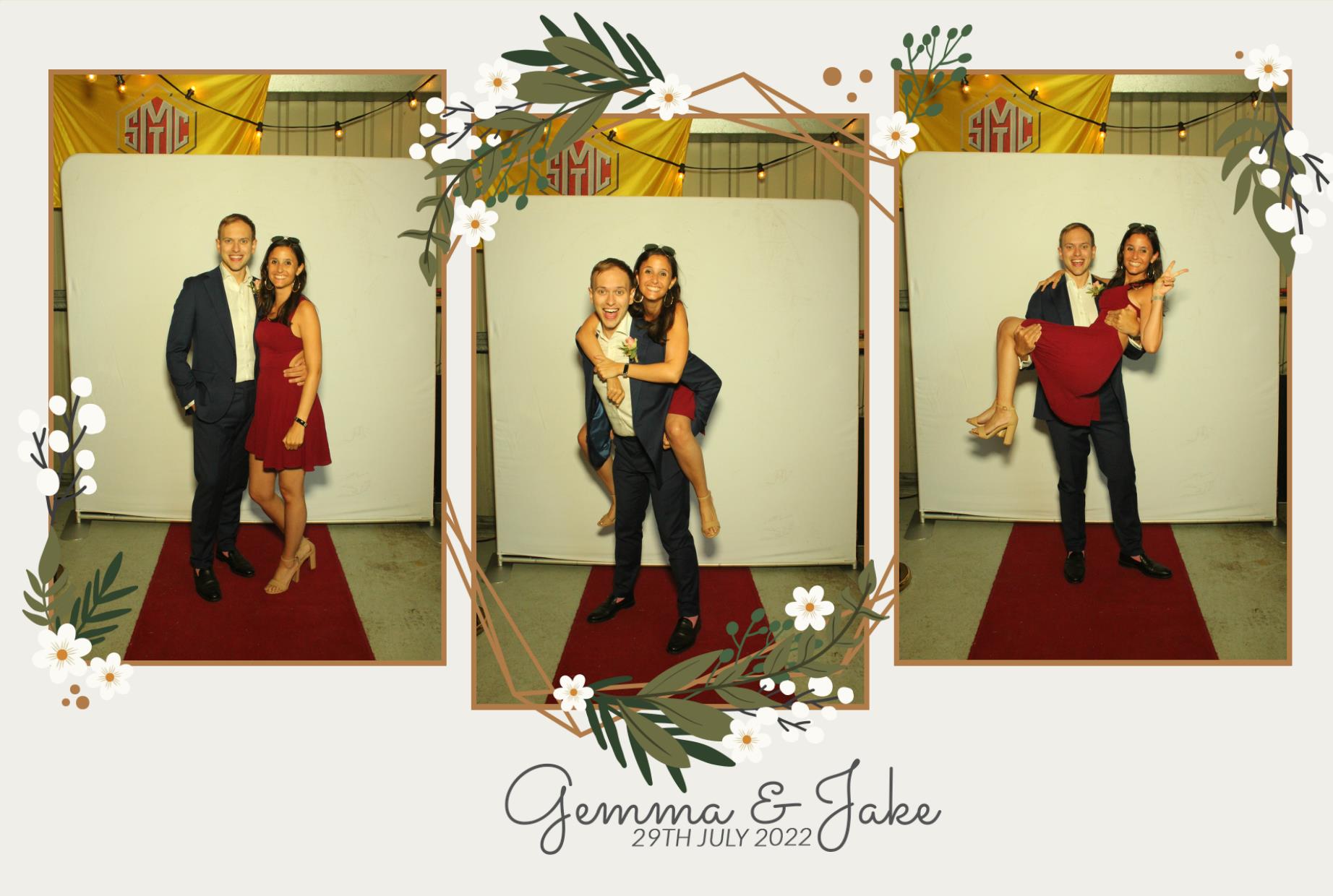 Gemma & Jake's Wedding  | View more photos from the event at gallery.myphotoboothexperience.co.uk/u/MyPhotoBoothExperienceLtd/Gemma-Jakes-Wedding
