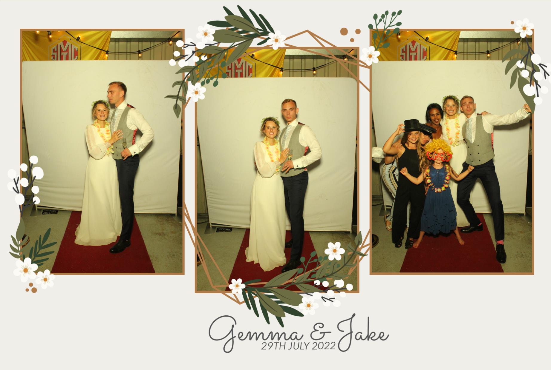 Gemma & Jake's Wedding  | View more photos from the event at gallery.myphotoboothexperience.co.uk/u/MyPhotoBoothExperienceLtd/Gemma-Jakes-Wedding