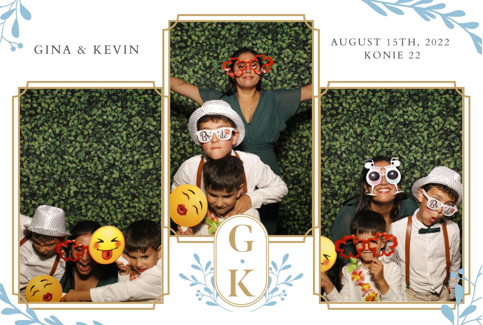 Gina & Kevin's Wedding (Konie22) | View more photos from the event at gallery.myphotoboothexperience.co.uk/u/MyPhotoBoothExperienceLtd/Gina-Kevins-Wedding-Konie22