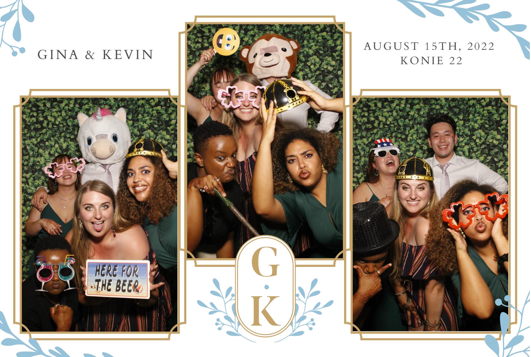 Gina & Kevin's Wedding (Konie22) | View more photos from the event at gallery.myphotoboothexperience.co.uk/u/MyPhotoBoothExperienceLtd/Gina-Kevins-Wedding-Konie22