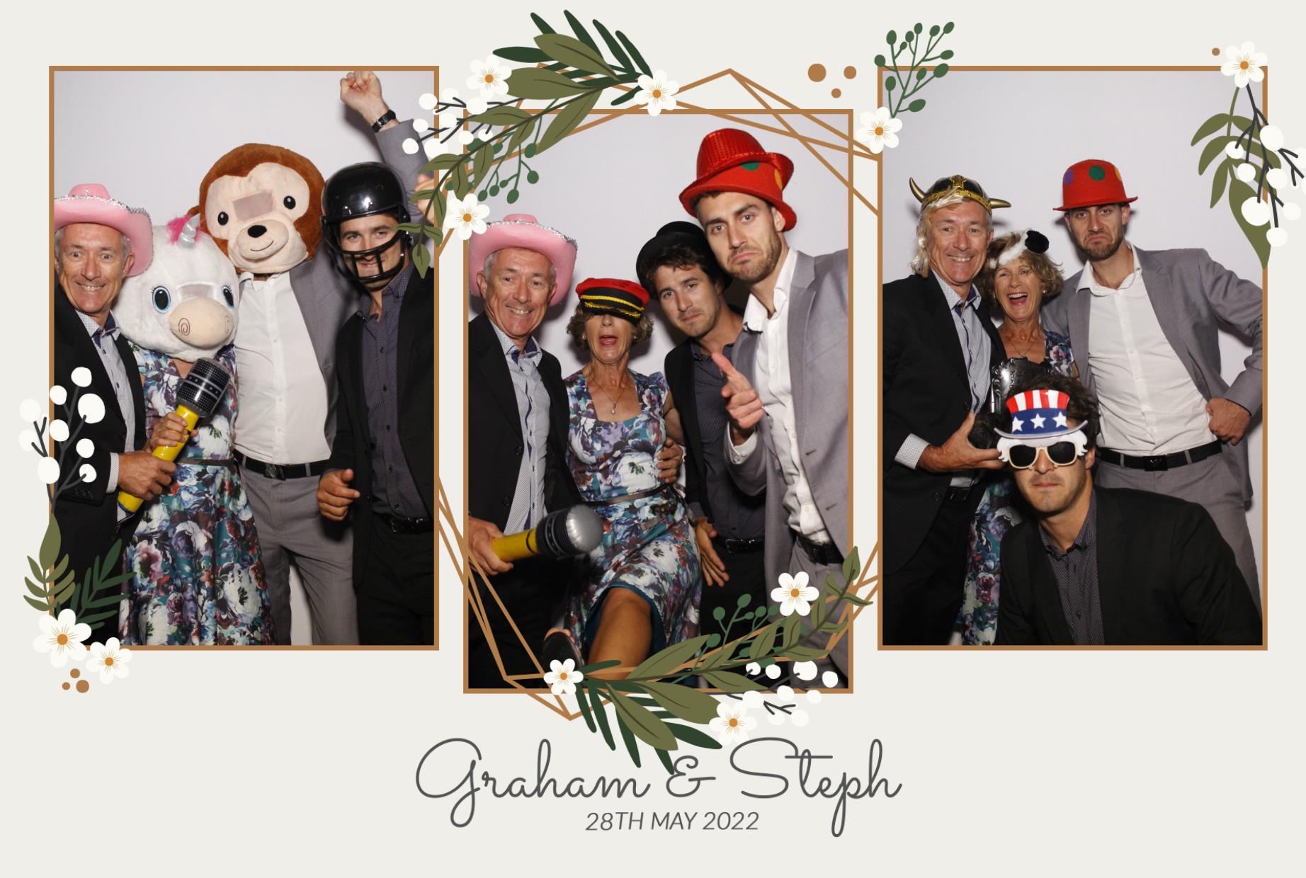 Graham & Steph's Wedding  | View more photos from the event at gallery.myphotoboothexperience.co.uk/u/MyPhotoBoothExperienceLtd/Graham-Stephs-Wedding