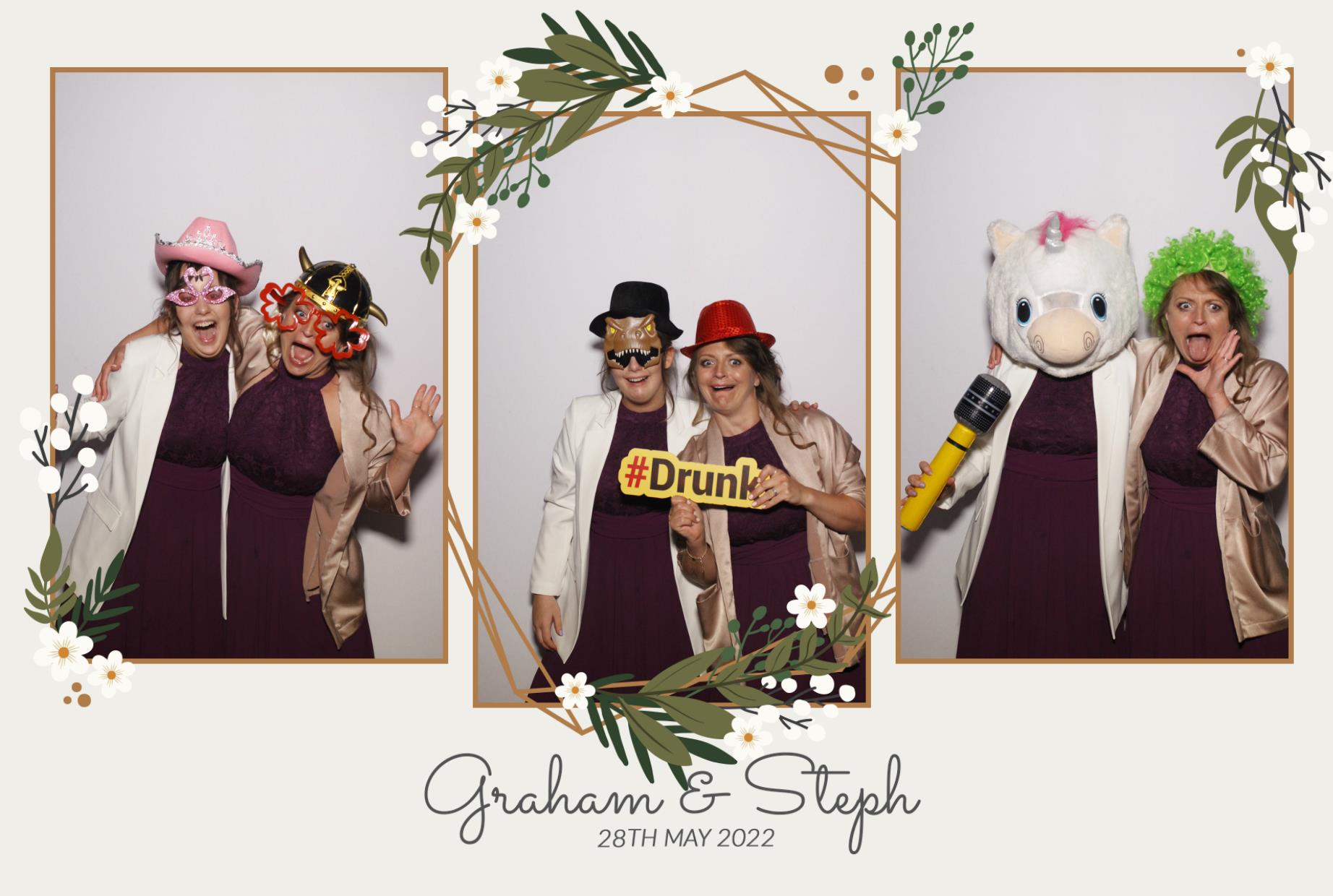 Graham & Steph's Wedding  | View more photos from the event at gallery.myphotoboothexperience.co.uk/u/MyPhotoBoothExperienceLtd/Graham-Stephs-Wedding