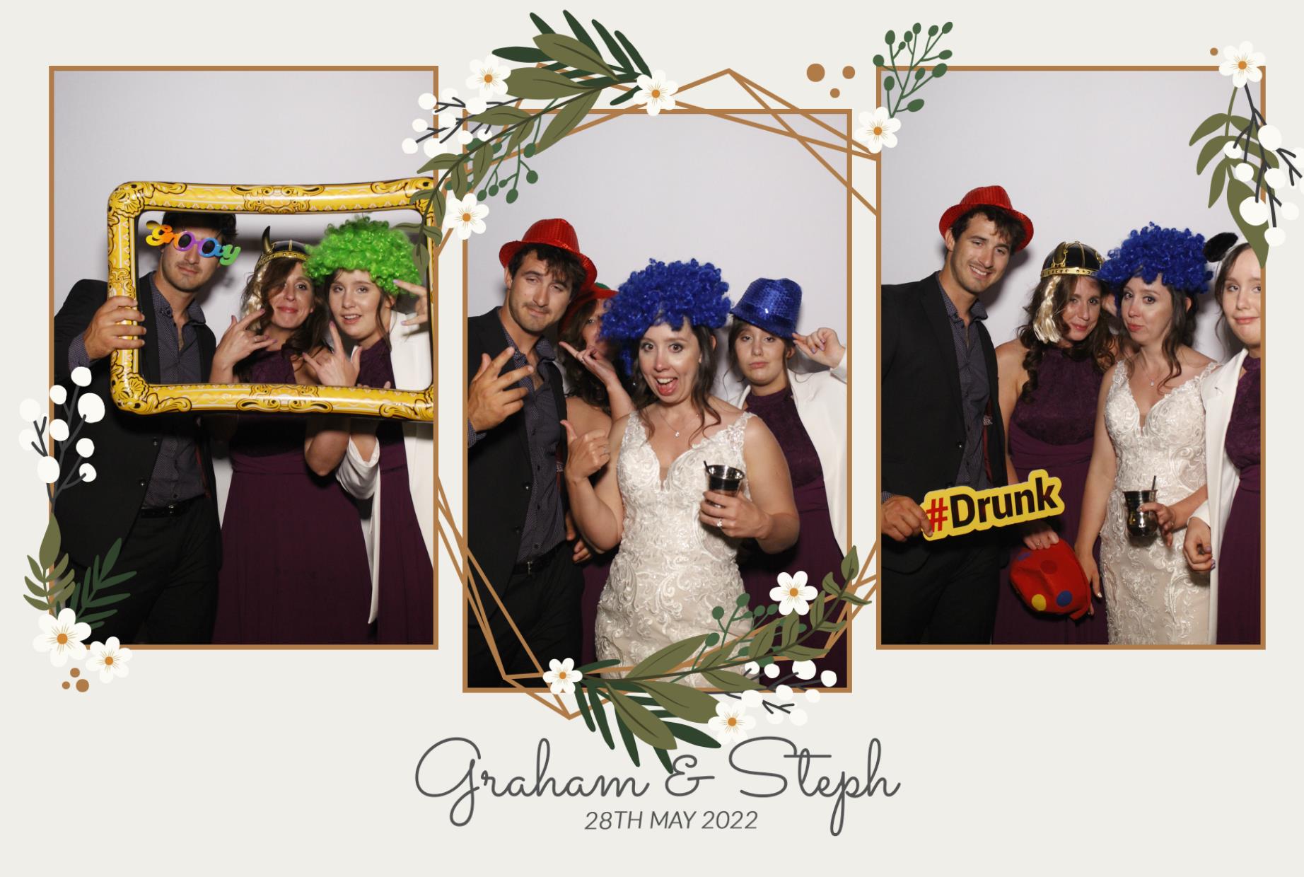 Graham & Steph's Wedding  | View more photos from the event at gallery.myphotoboothexperience.co.uk/u/MyPhotoBoothExperienceLtd/Graham-Stephs-Wedding