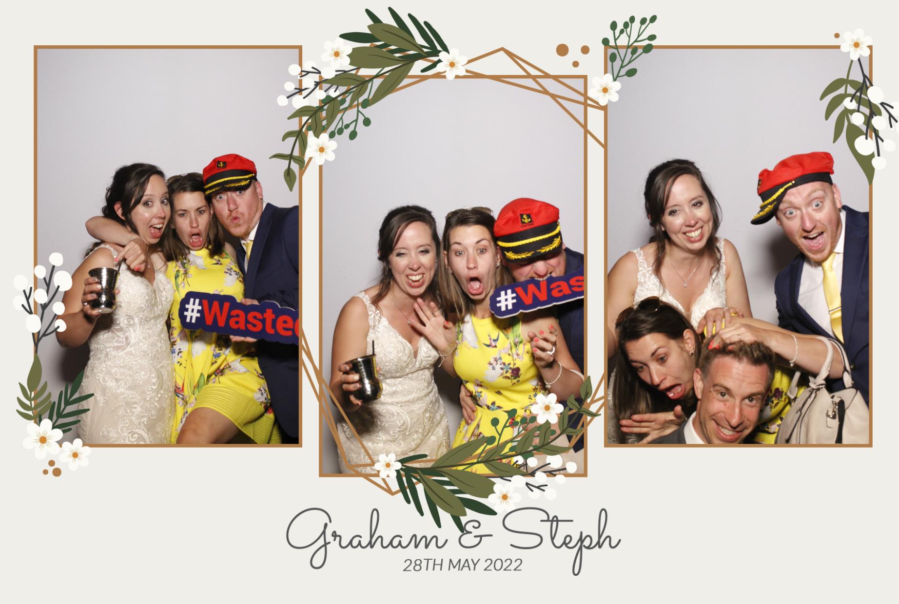 Graham & Steph's Wedding  | View more photos from the event at gallery.myphotoboothexperience.co.uk/u/MyPhotoBoothExperienceLtd/Graham-Stephs-Wedding