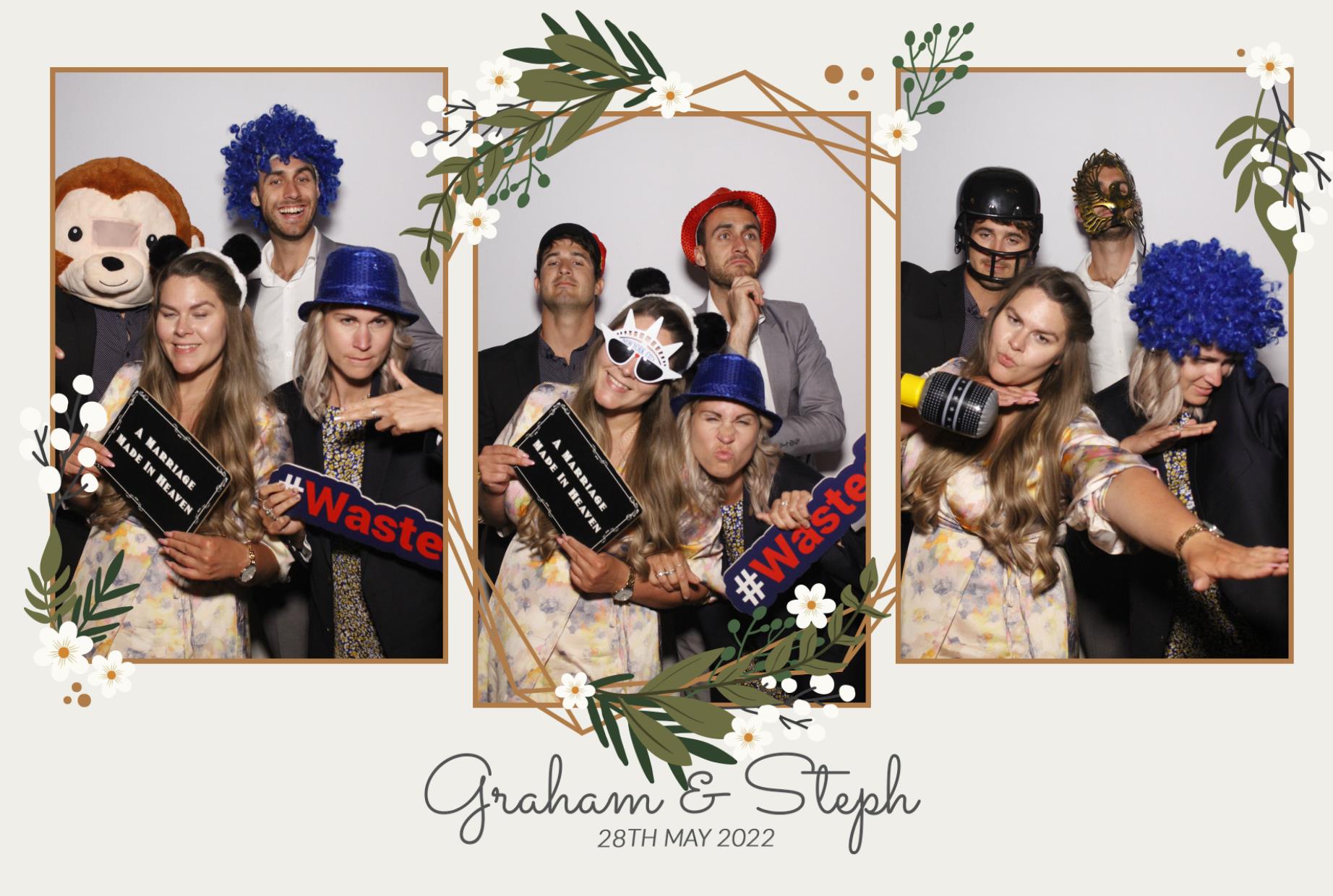 Graham & Steph's Wedding  | View more photos from the event at gallery.myphotoboothexperience.co.uk/u/MyPhotoBoothExperienceLtd/Graham-Stephs-Wedding