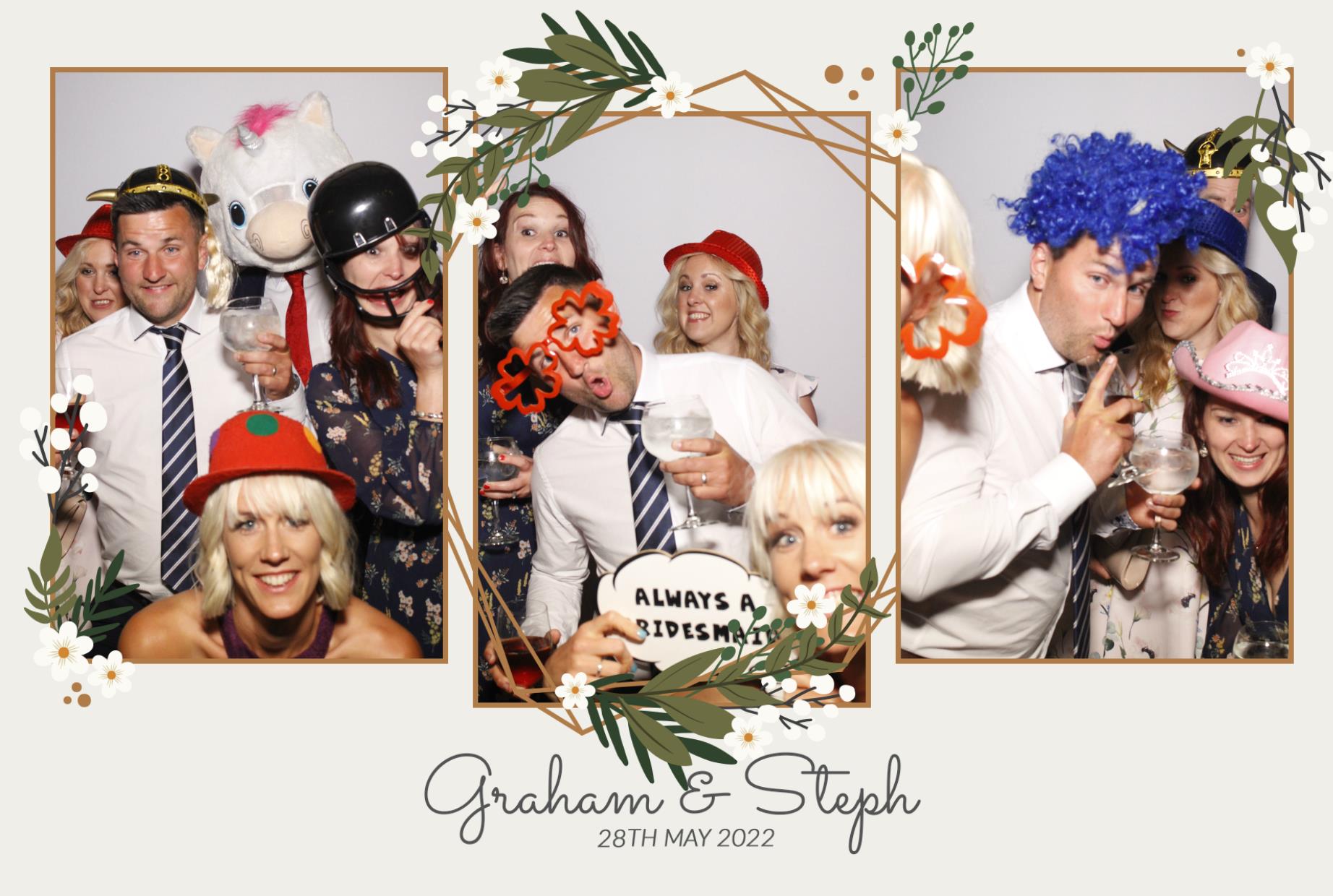 Graham & Steph's Wedding  | View more photos from the event at gallery.myphotoboothexperience.co.uk/u/MyPhotoBoothExperienceLtd/Graham-Stephs-Wedding