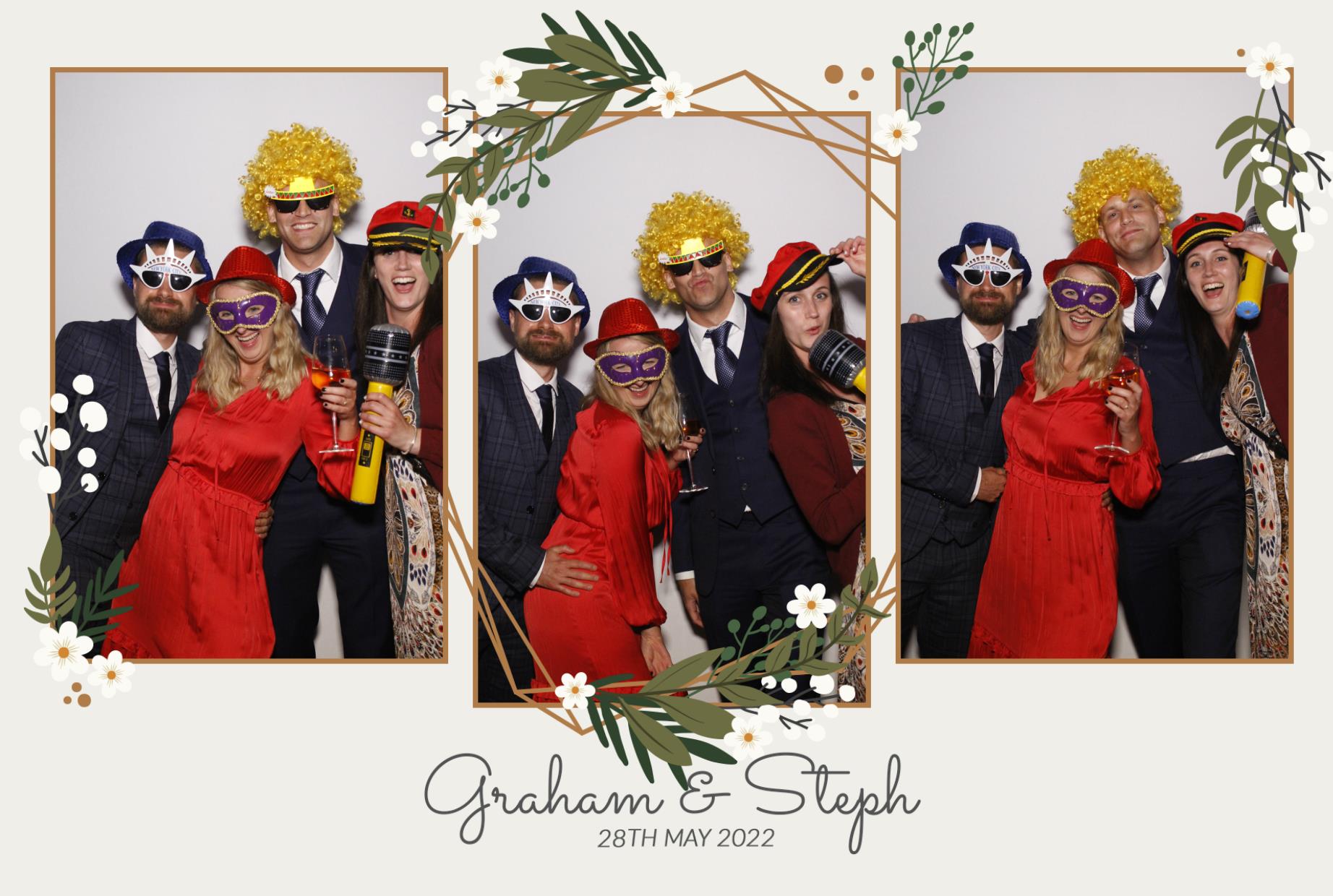 Graham & Steph's Wedding  | View more photos from the event at gallery.myphotoboothexperience.co.uk/u/MyPhotoBoothExperienceLtd/Graham-Stephs-Wedding
