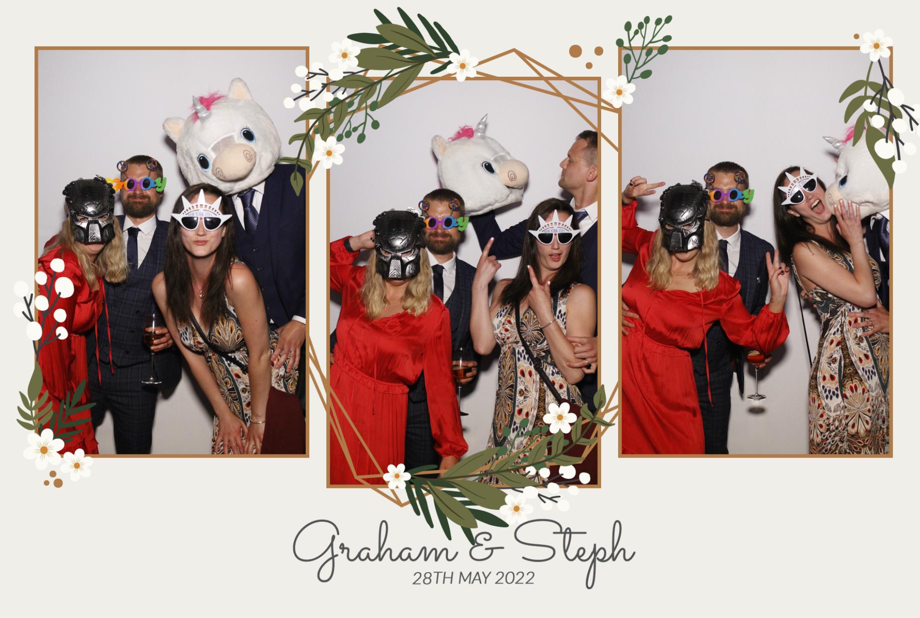 Graham & Steph's Wedding  | View more photos from the event at gallery.myphotoboothexperience.co.uk/u/MyPhotoBoothExperienceLtd/Graham-Stephs-Wedding