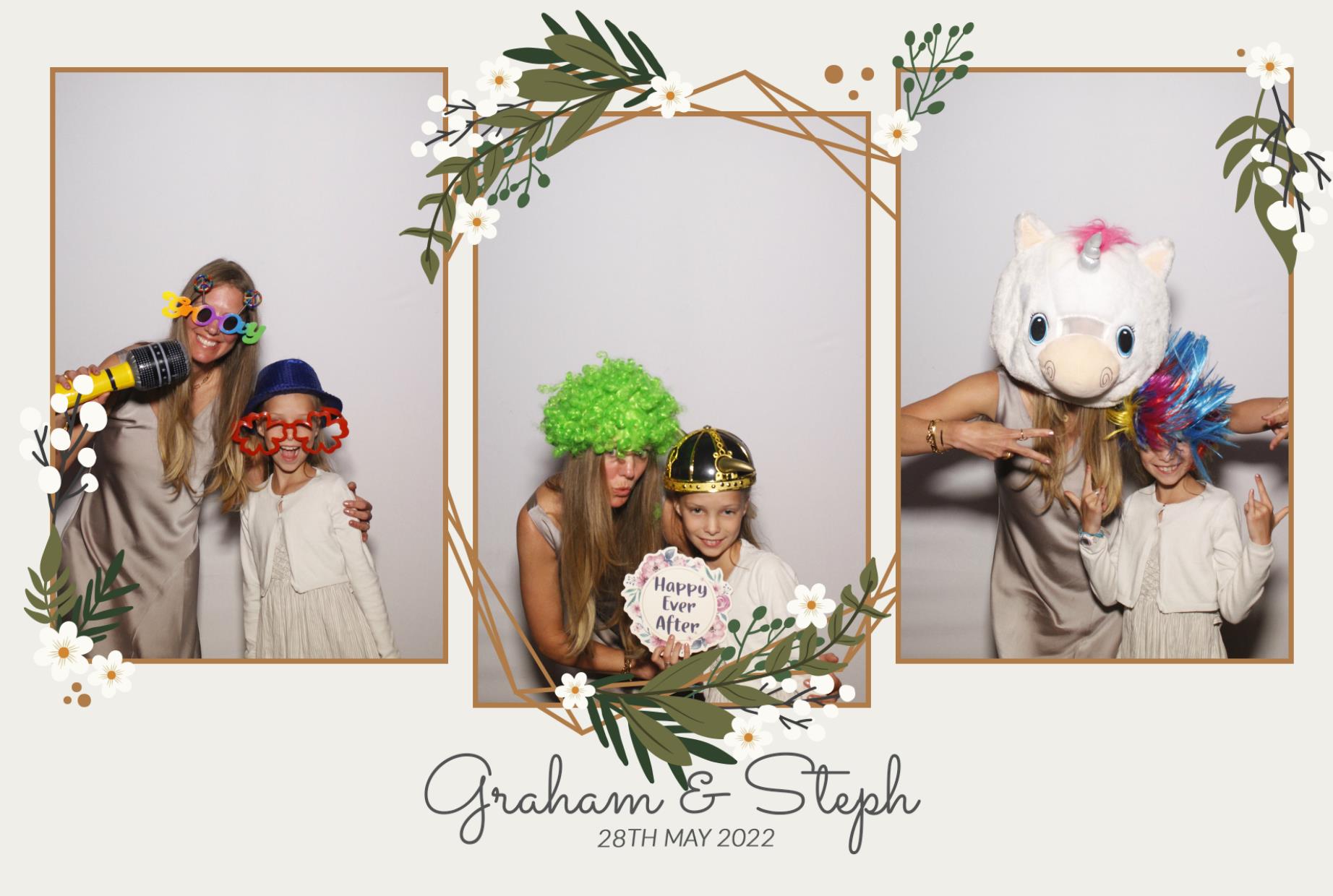 Graham & Steph's Wedding  | View more photos from the event at gallery.myphotoboothexperience.co.uk/u/MyPhotoBoothExperienceLtd/Graham-Stephs-Wedding