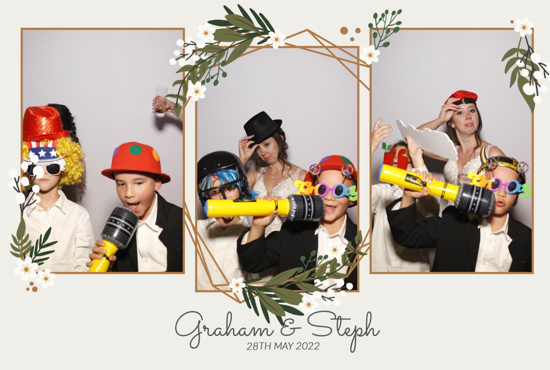 Graham & Steph's Wedding  | View more photos from the event at gallery.myphotoboothexperience.co.uk/u/MyPhotoBoothExperienceLtd/Graham-Stephs-Wedding