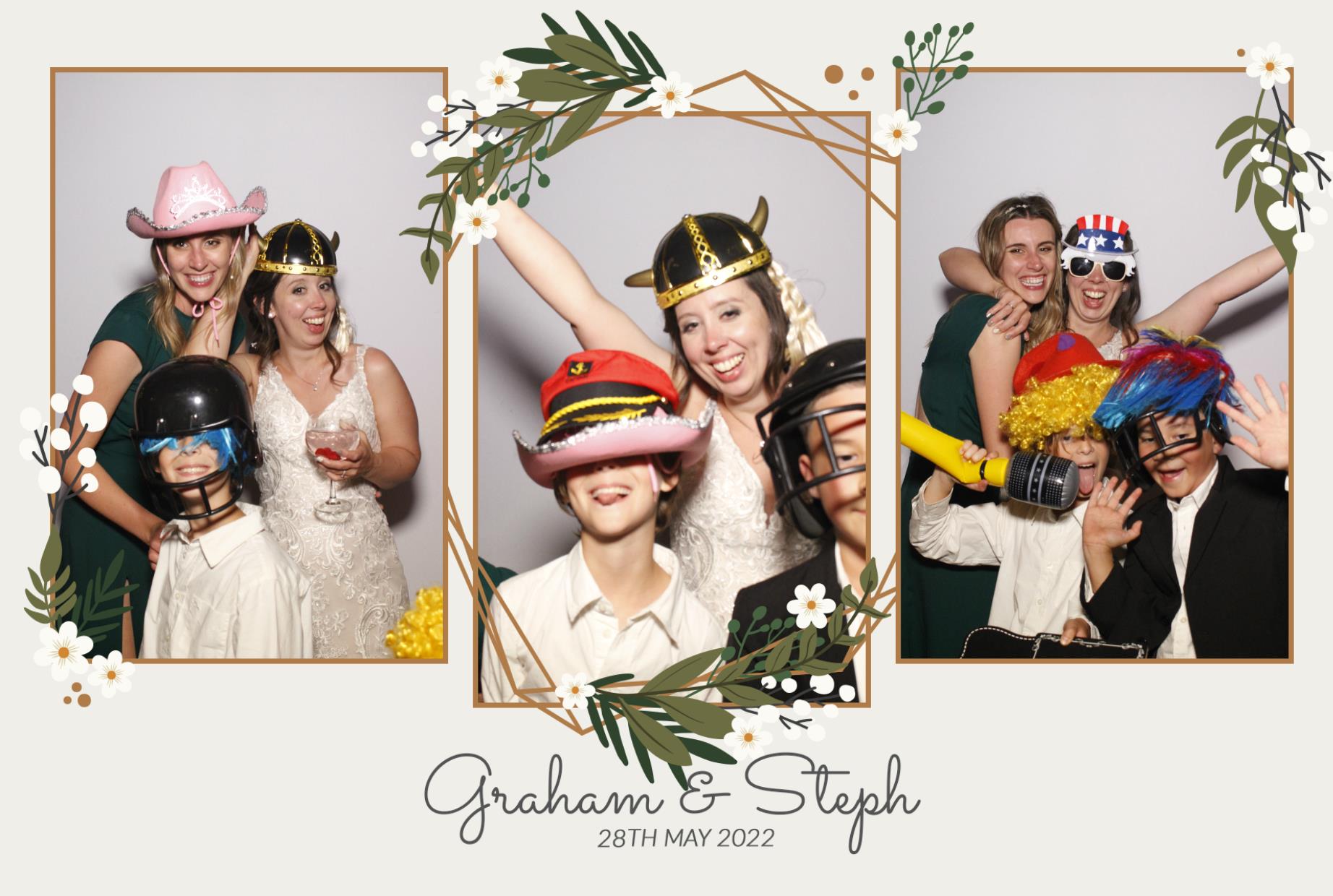Graham & Steph's Wedding  | View more photos from the event at gallery.myphotoboothexperience.co.uk/u/MyPhotoBoothExperienceLtd/Graham-Stephs-Wedding