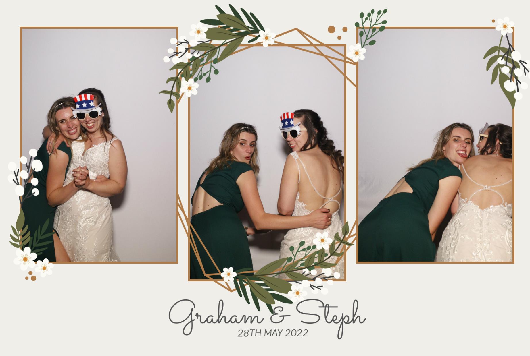 Graham & Steph's Wedding  | View more photos from the event at gallery.myphotoboothexperience.co.uk/u/MyPhotoBoothExperienceLtd/Graham-Stephs-Wedding