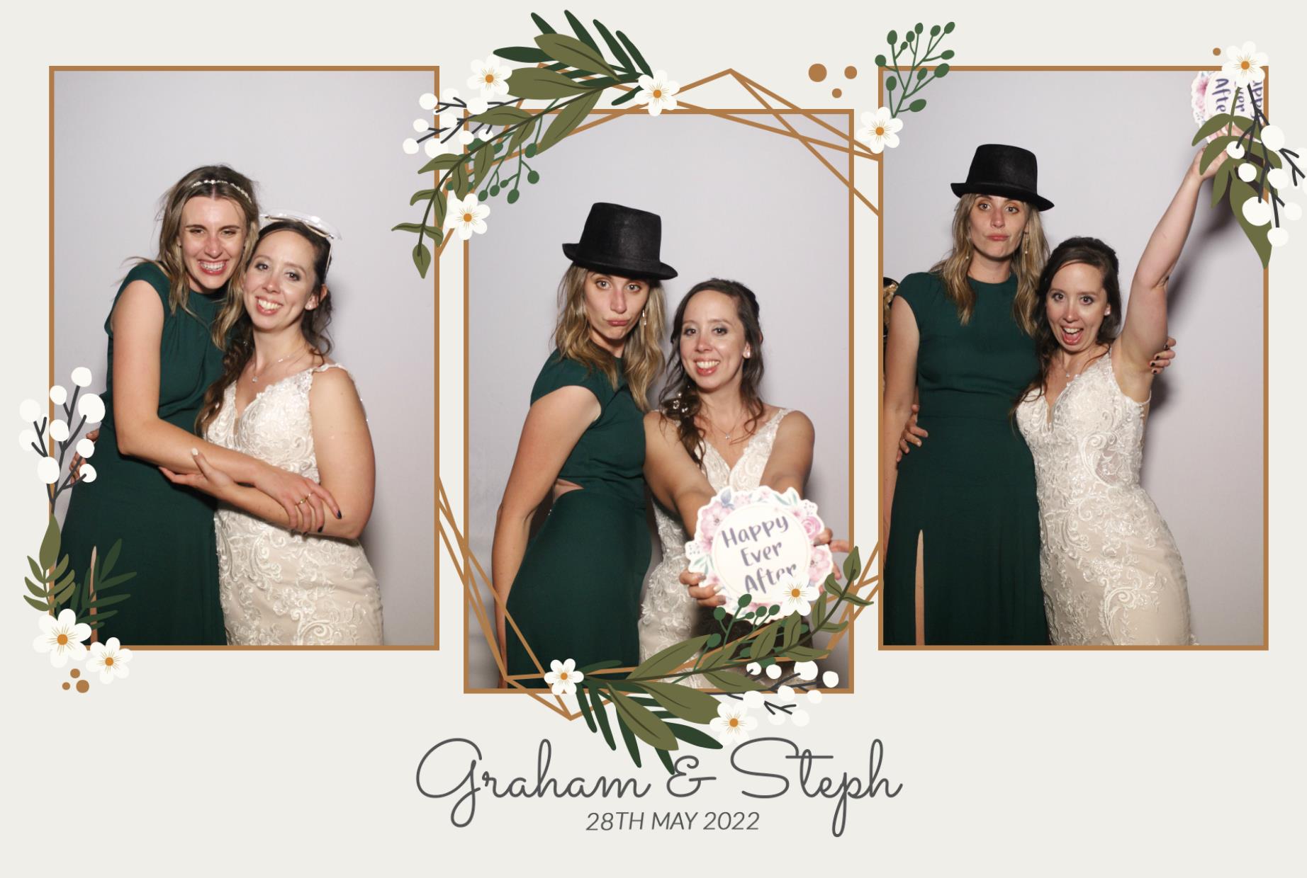 Graham & Steph's Wedding  | View more photos from the event at gallery.myphotoboothexperience.co.uk/u/MyPhotoBoothExperienceLtd/Graham-Stephs-Wedding
