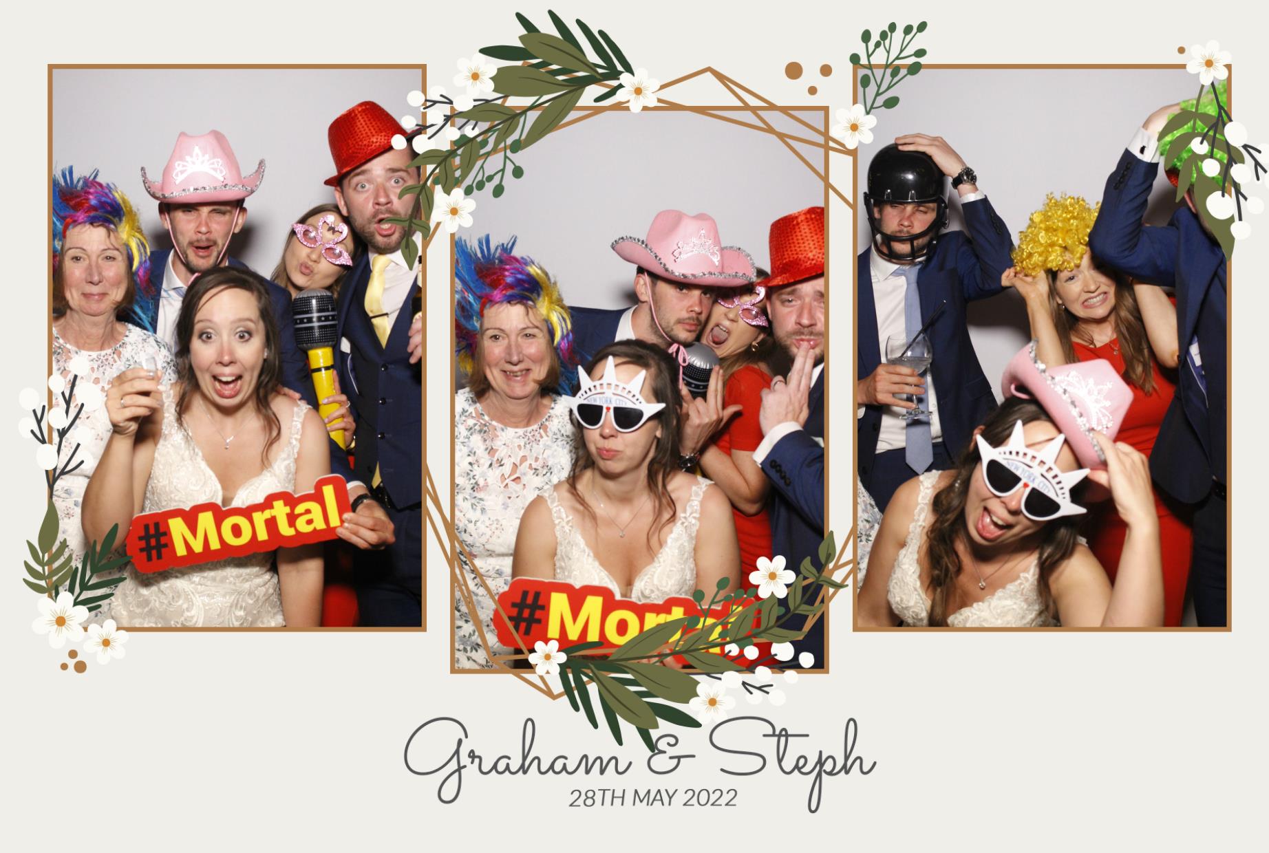 Graham & Steph's Wedding  | View more photos from the event at gallery.myphotoboothexperience.co.uk/u/MyPhotoBoothExperienceLtd/Graham-Stephs-Wedding