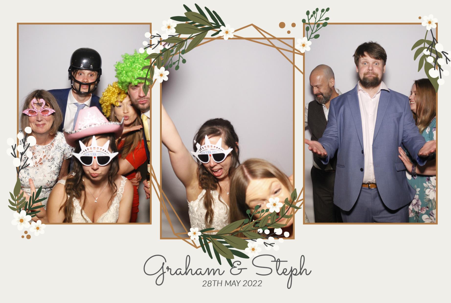 Graham & Steph's Wedding  | View more photos from the event at gallery.myphotoboothexperience.co.uk/u/MyPhotoBoothExperienceLtd/Graham-Stephs-Wedding