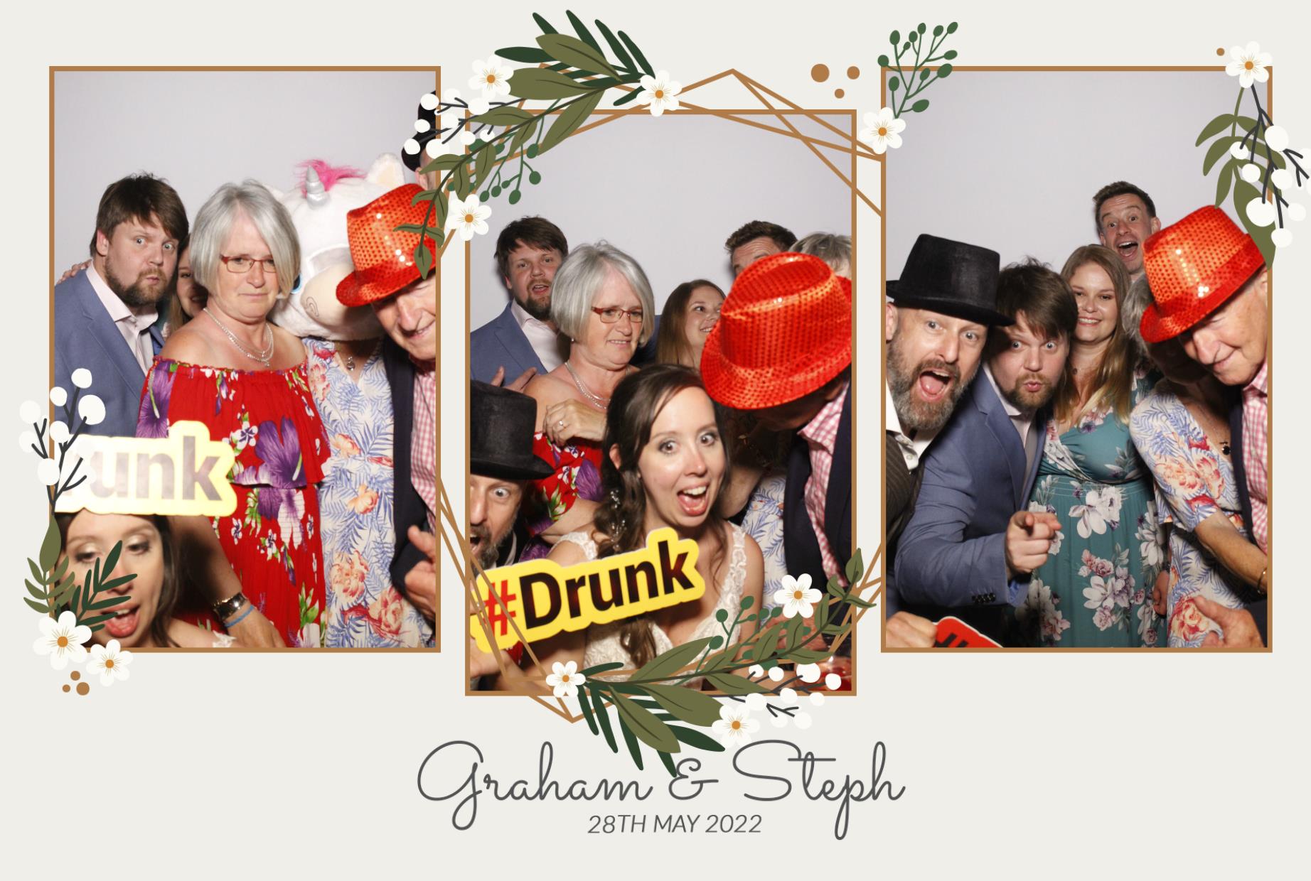 Graham & Steph's Wedding  | View more photos from the event at gallery.myphotoboothexperience.co.uk/u/MyPhotoBoothExperienceLtd/Graham-Stephs-Wedding