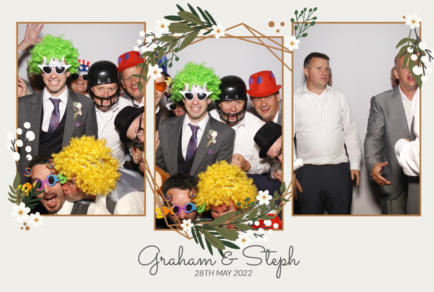 Graham & Steph's Wedding  | View more photos from the event at gallery.myphotoboothexperience.co.uk/u/MyPhotoBoothExperienceLtd/Graham-Stephs-Wedding