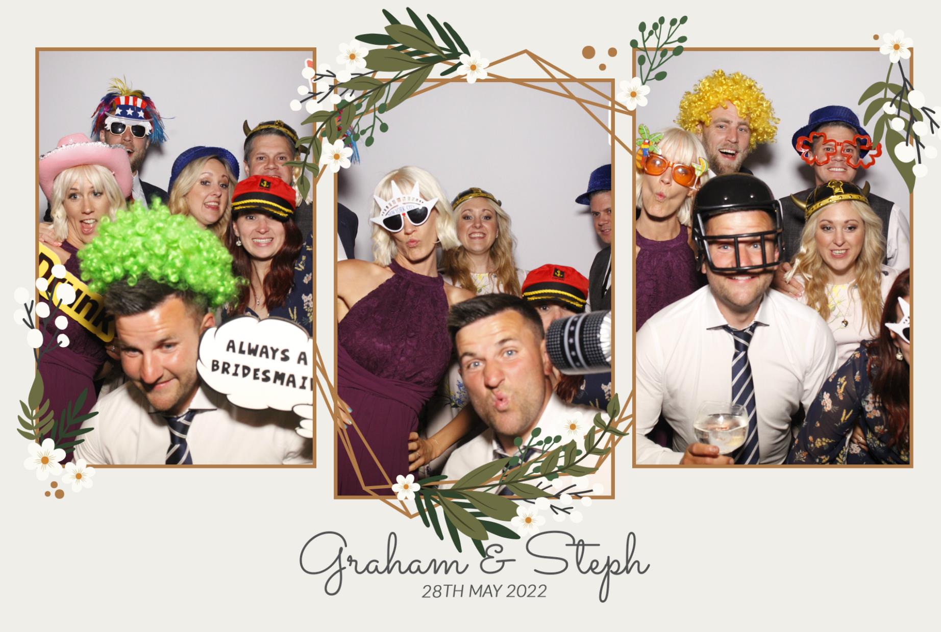 Graham & Steph's Wedding  | View more photos from the event at gallery.myphotoboothexperience.co.uk/u/MyPhotoBoothExperienceLtd/Graham-Stephs-Wedding