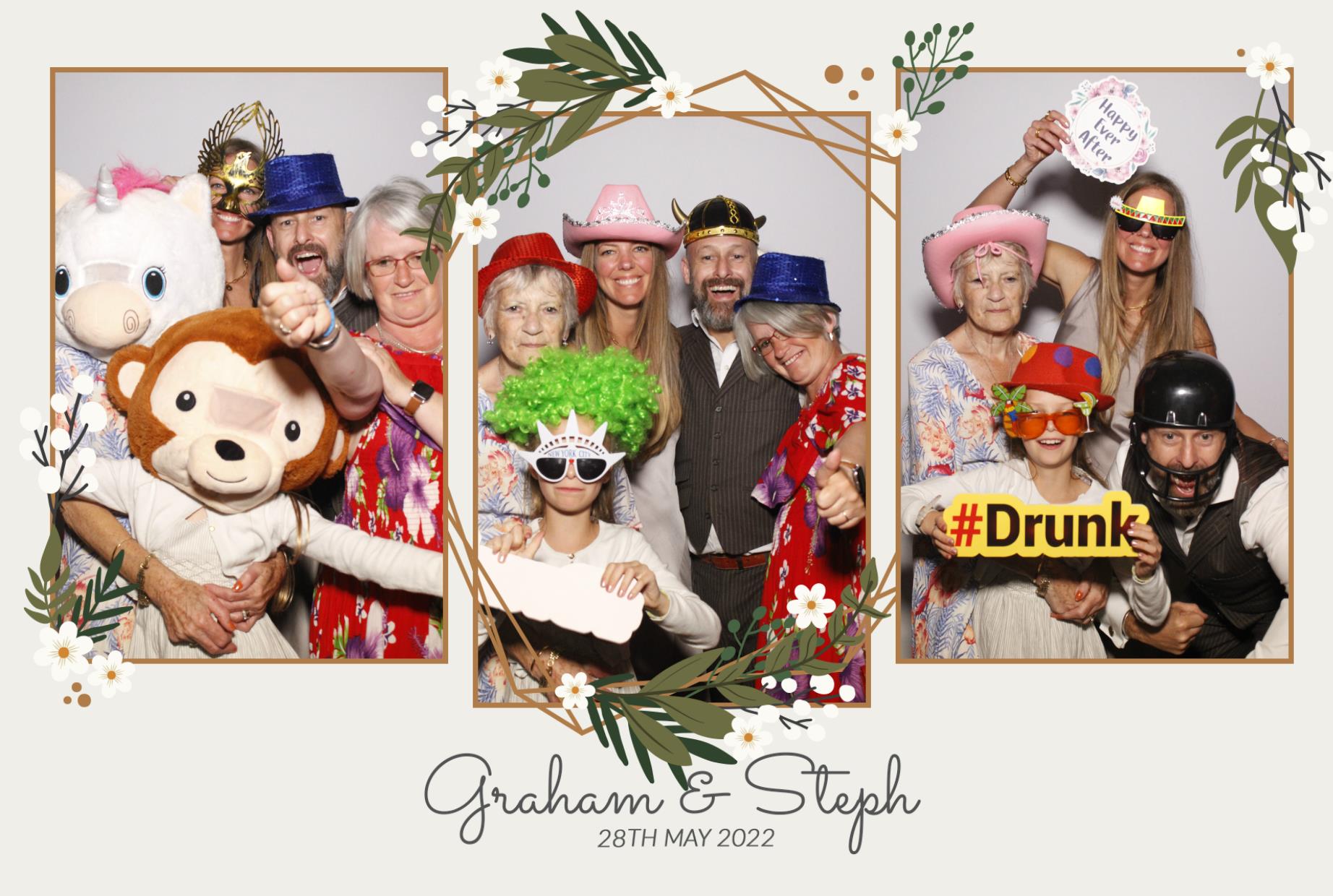 Graham & Steph's Wedding  | View more photos from the event at gallery.myphotoboothexperience.co.uk/u/MyPhotoBoothExperienceLtd/Graham-Stephs-Wedding