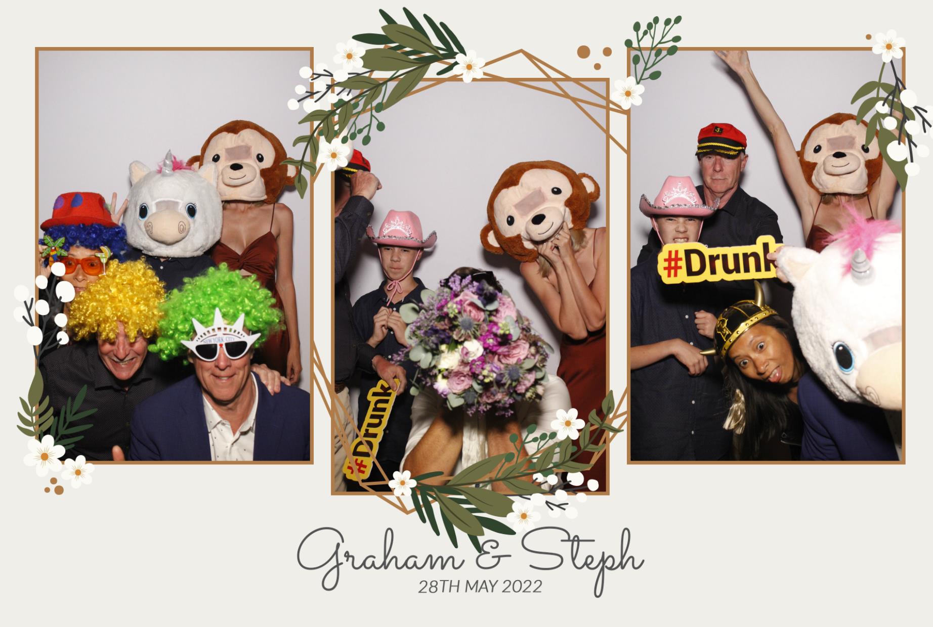 Graham & Steph's Wedding  | View more photos from the event at gallery.myphotoboothexperience.co.uk/u/MyPhotoBoothExperienceLtd/Graham-Stephs-Wedding