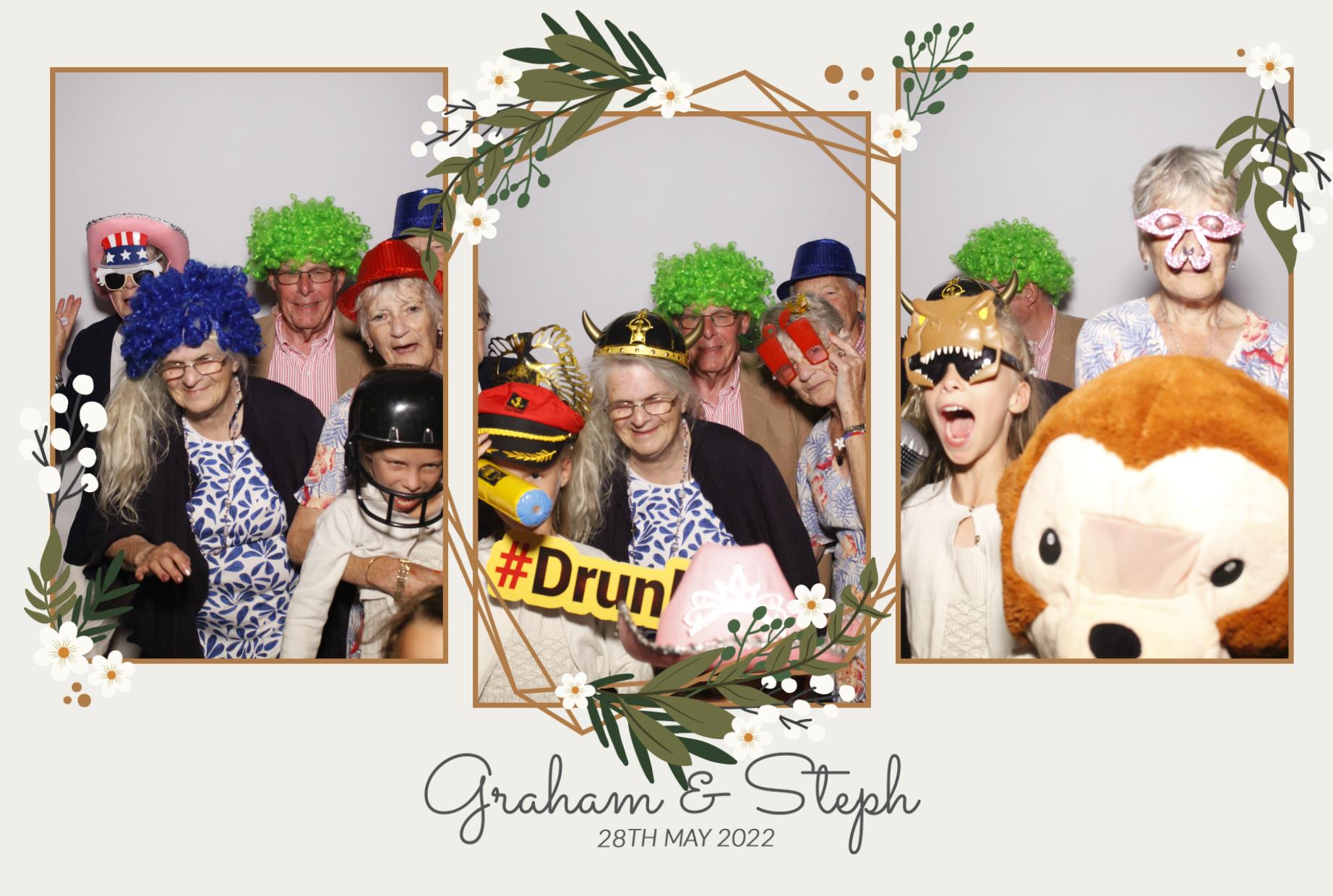 Graham & Steph's Wedding  | View more photos from the event at gallery.myphotoboothexperience.co.uk/u/MyPhotoBoothExperienceLtd/Graham-Stephs-Wedding