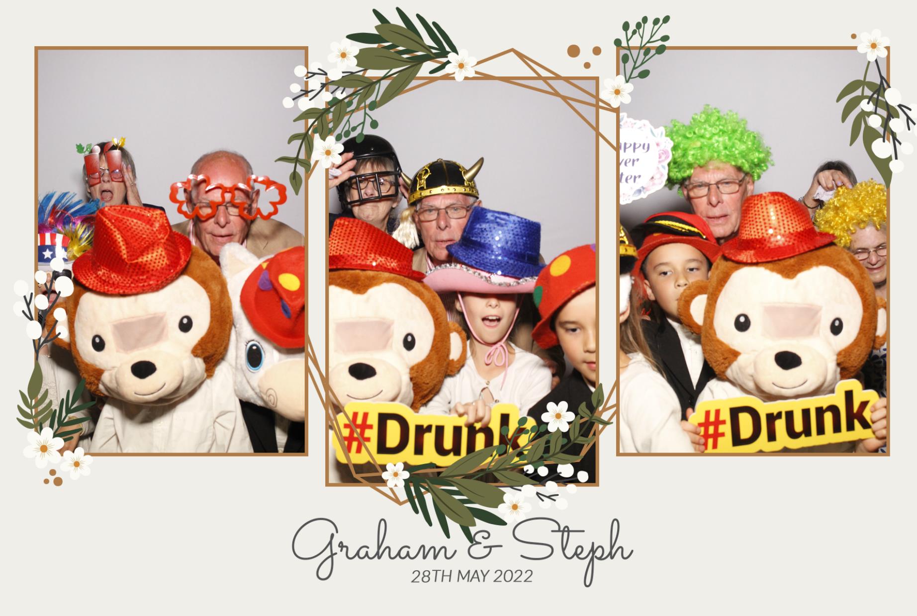 Graham & Steph's Wedding  | View more photos from the event at gallery.myphotoboothexperience.co.uk/u/MyPhotoBoothExperienceLtd/Graham-Stephs-Wedding