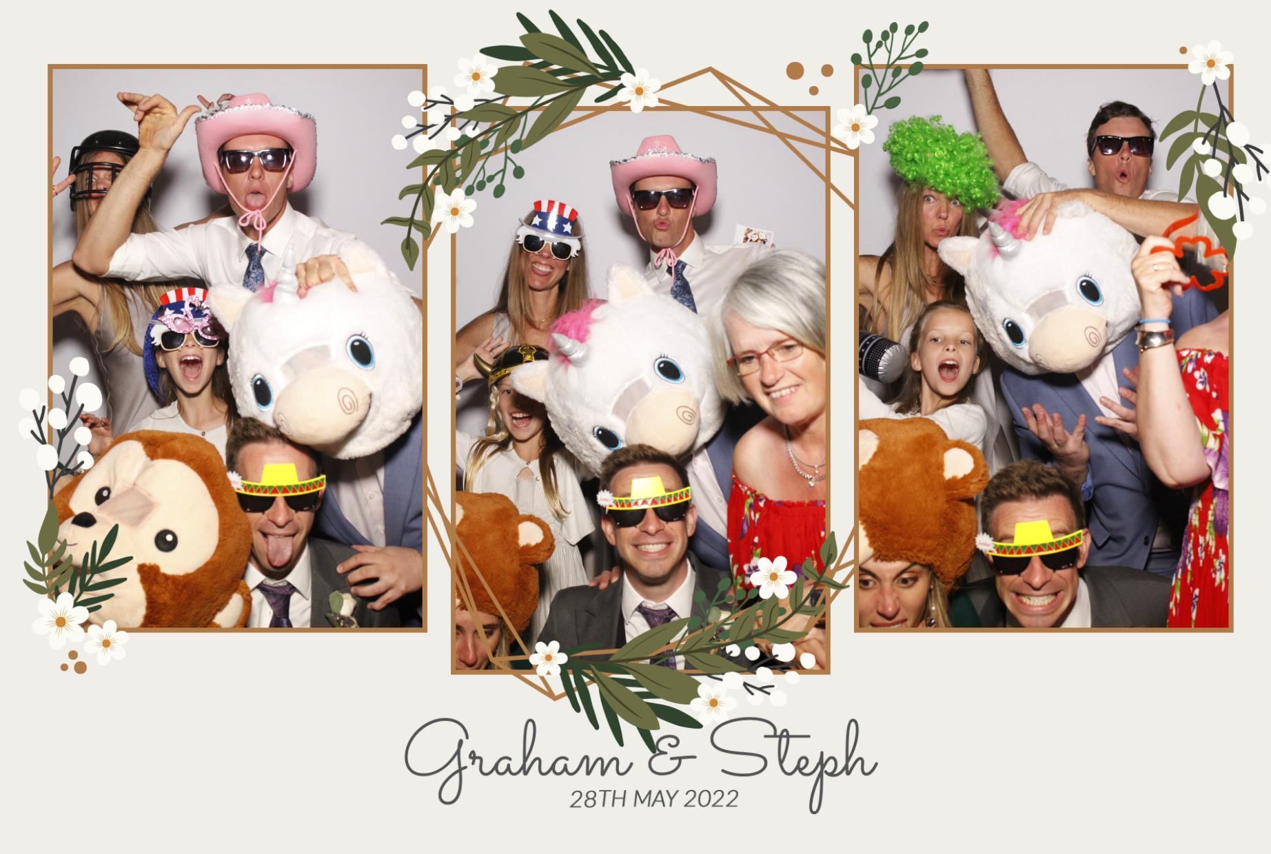 Graham & Steph's Wedding  | View more photos from the event at gallery.myphotoboothexperience.co.uk/u/MyPhotoBoothExperienceLtd/Graham-Stephs-Wedding