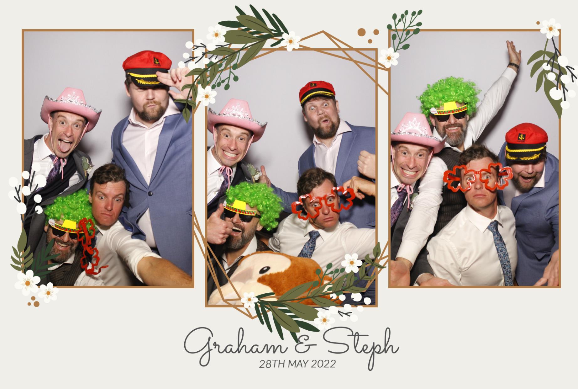 Graham & Steph's Wedding  | View more photos from the event at gallery.myphotoboothexperience.co.uk/u/MyPhotoBoothExperienceLtd/Graham-Stephs-Wedding