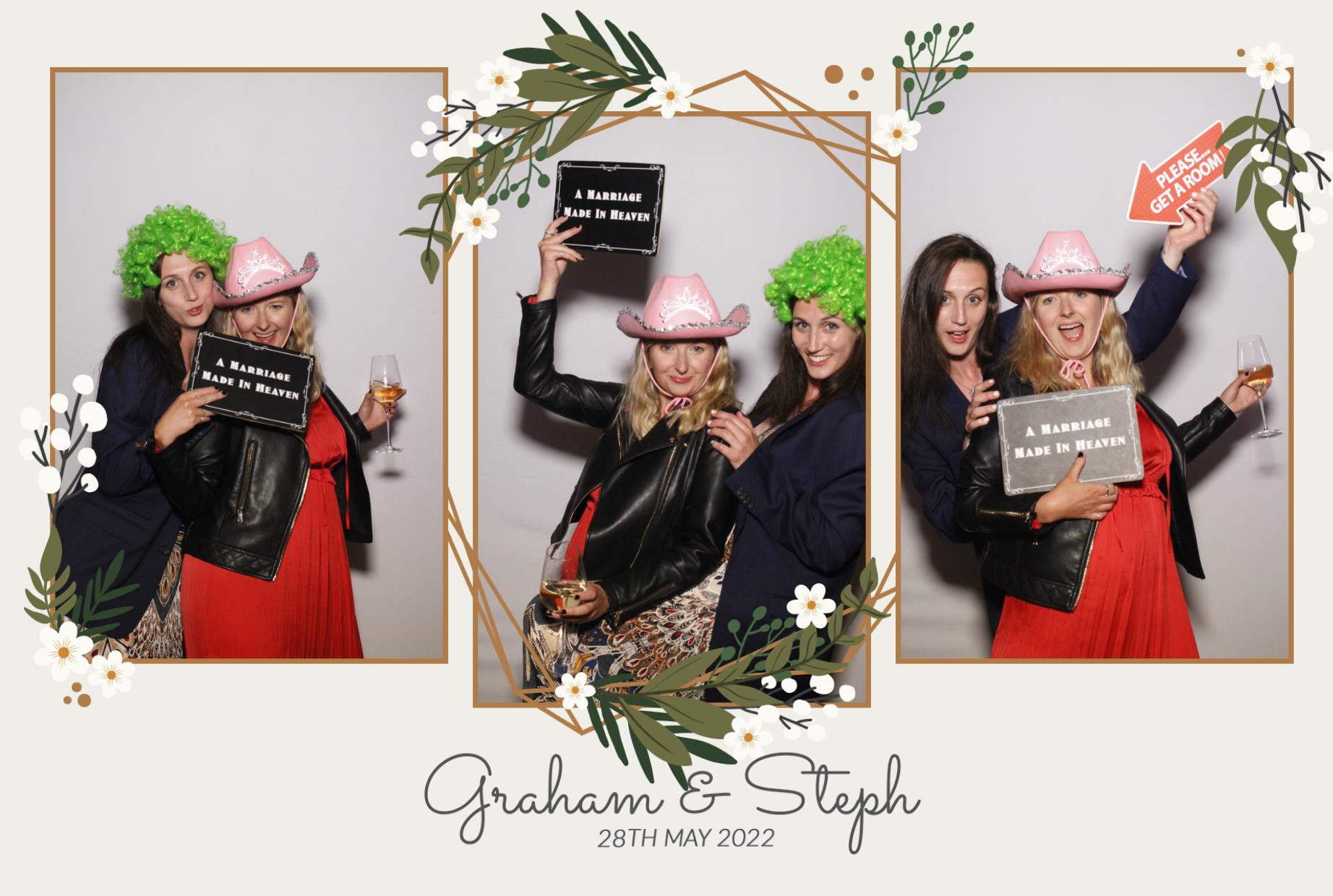Graham & Steph's Wedding  | View more photos from the event at gallery.myphotoboothexperience.co.uk/u/MyPhotoBoothExperienceLtd/Graham-Stephs-Wedding