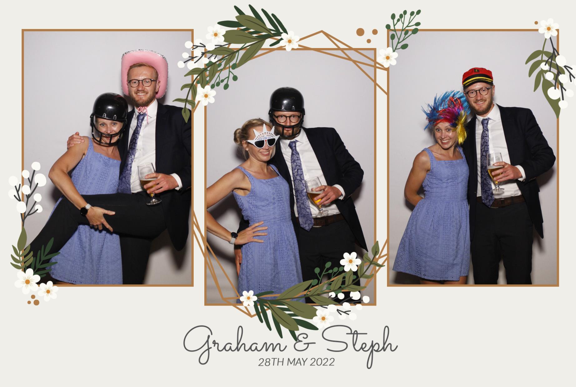 Graham & Steph's Wedding  | View more photos from the event at gallery.myphotoboothexperience.co.uk/u/MyPhotoBoothExperienceLtd/Graham-Stephs-Wedding