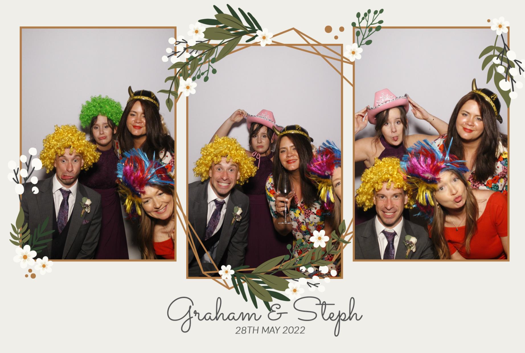 Graham & Steph's Wedding  | View more photos from the event at gallery.myphotoboothexperience.co.uk/u/MyPhotoBoothExperienceLtd/Graham-Stephs-Wedding