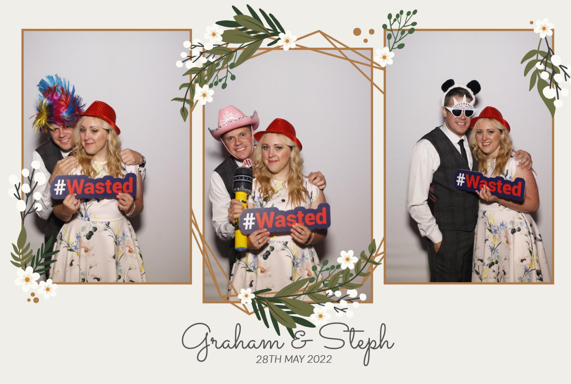 Graham & Steph's Wedding  | View more photos from the event at gallery.myphotoboothexperience.co.uk/u/MyPhotoBoothExperienceLtd/Graham-Stephs-Wedding