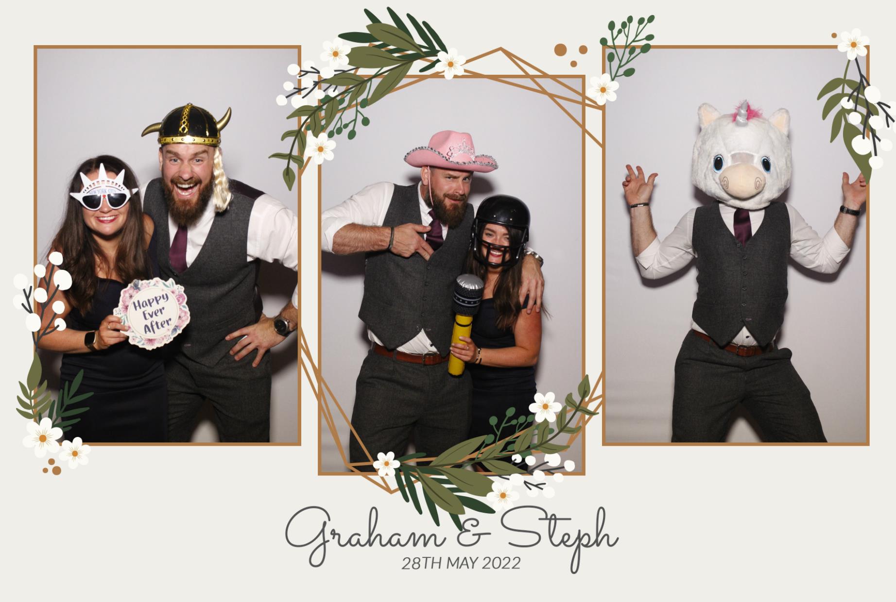 Graham & Steph's Wedding  | View more photos from the event at gallery.myphotoboothexperience.co.uk/u/MyPhotoBoothExperienceLtd/Graham-Stephs-Wedding
