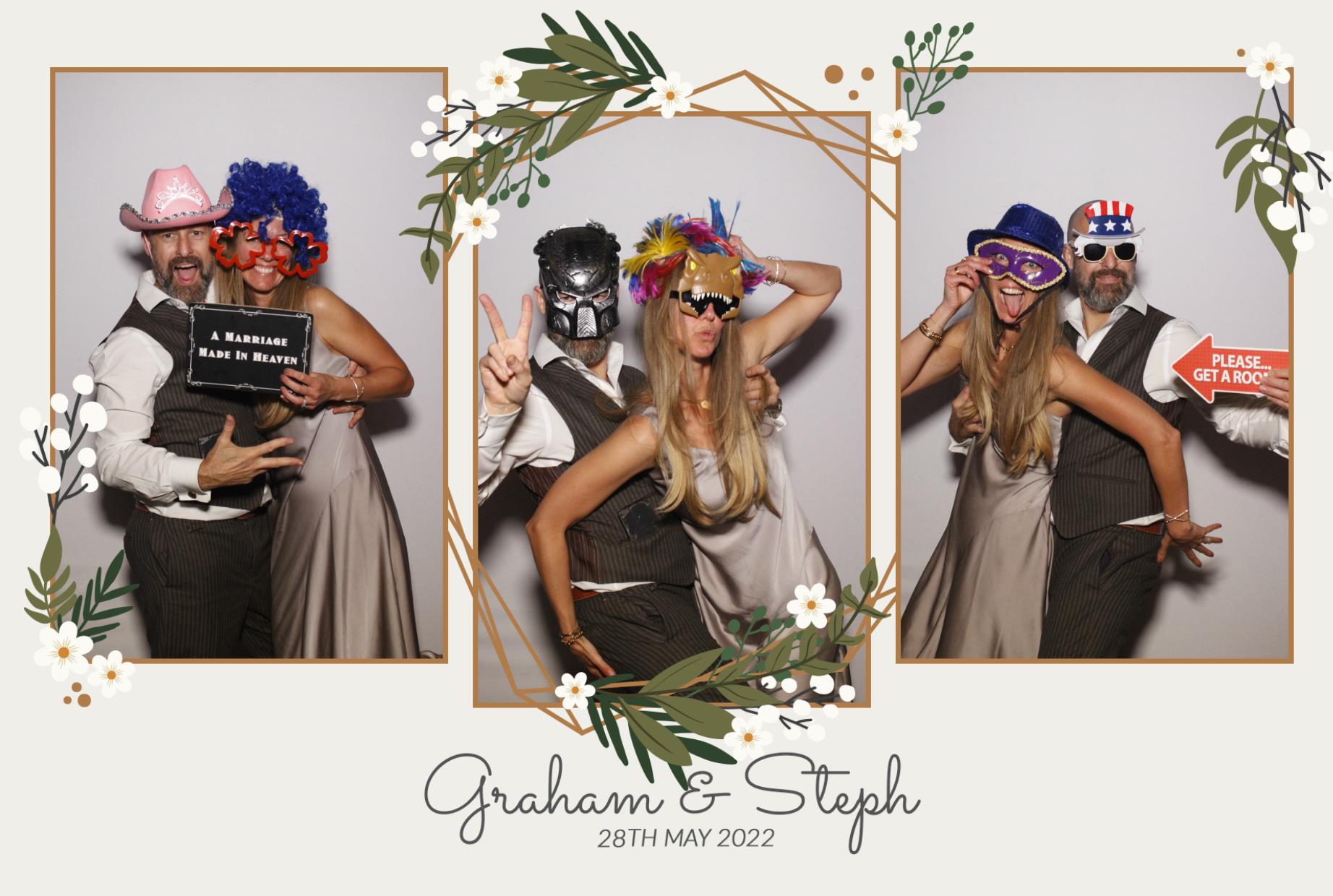 Graham & Steph's Wedding  | View more photos from the event at gallery.myphotoboothexperience.co.uk/u/MyPhotoBoothExperienceLtd/Graham-Stephs-Wedding
