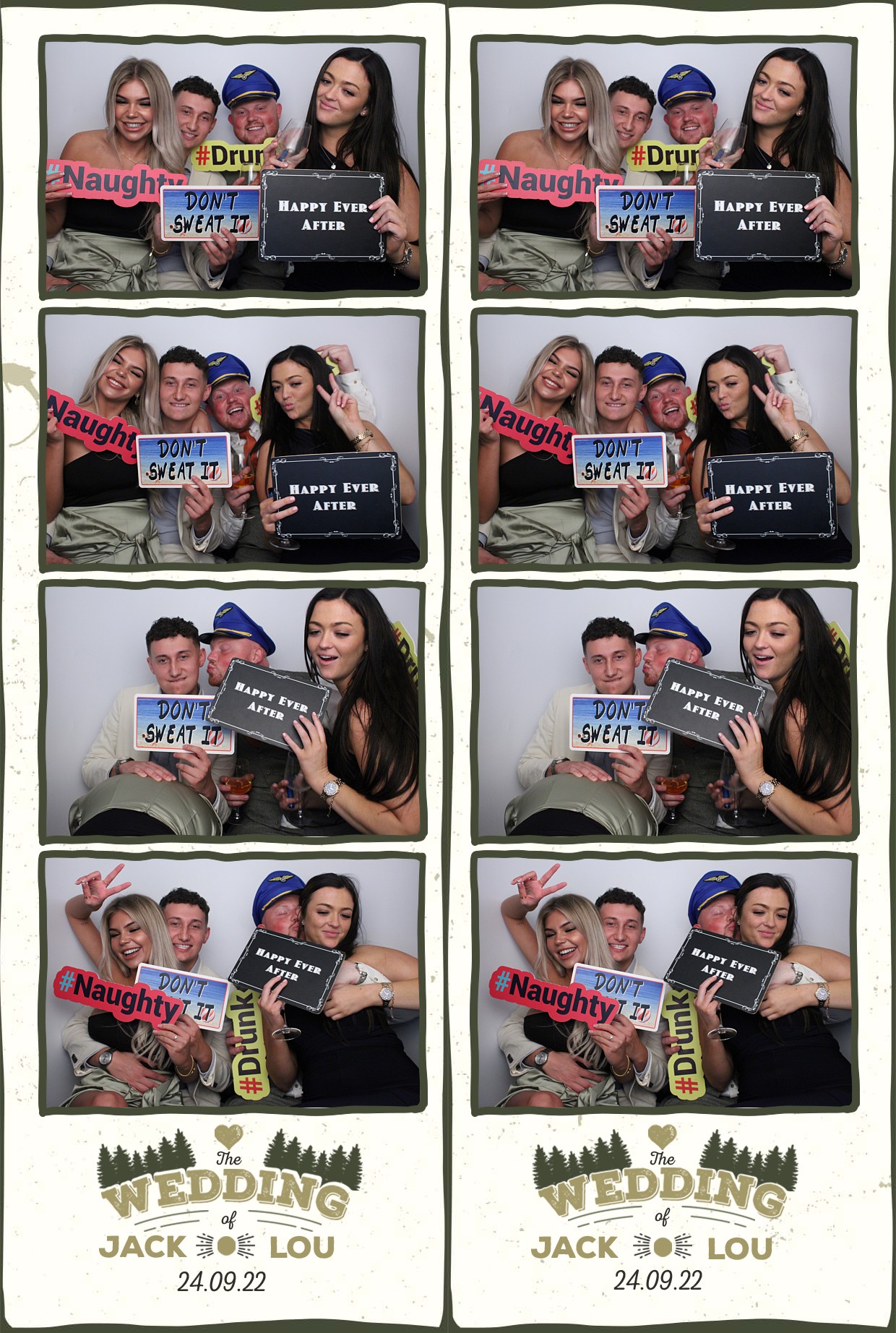 Jack & Lou's Wedding | View more photos from the event at gallery.myphotoboothexperience.co.uk/u/MyPhotoBoothExperienceLtd/Jack-Lous-Wedding