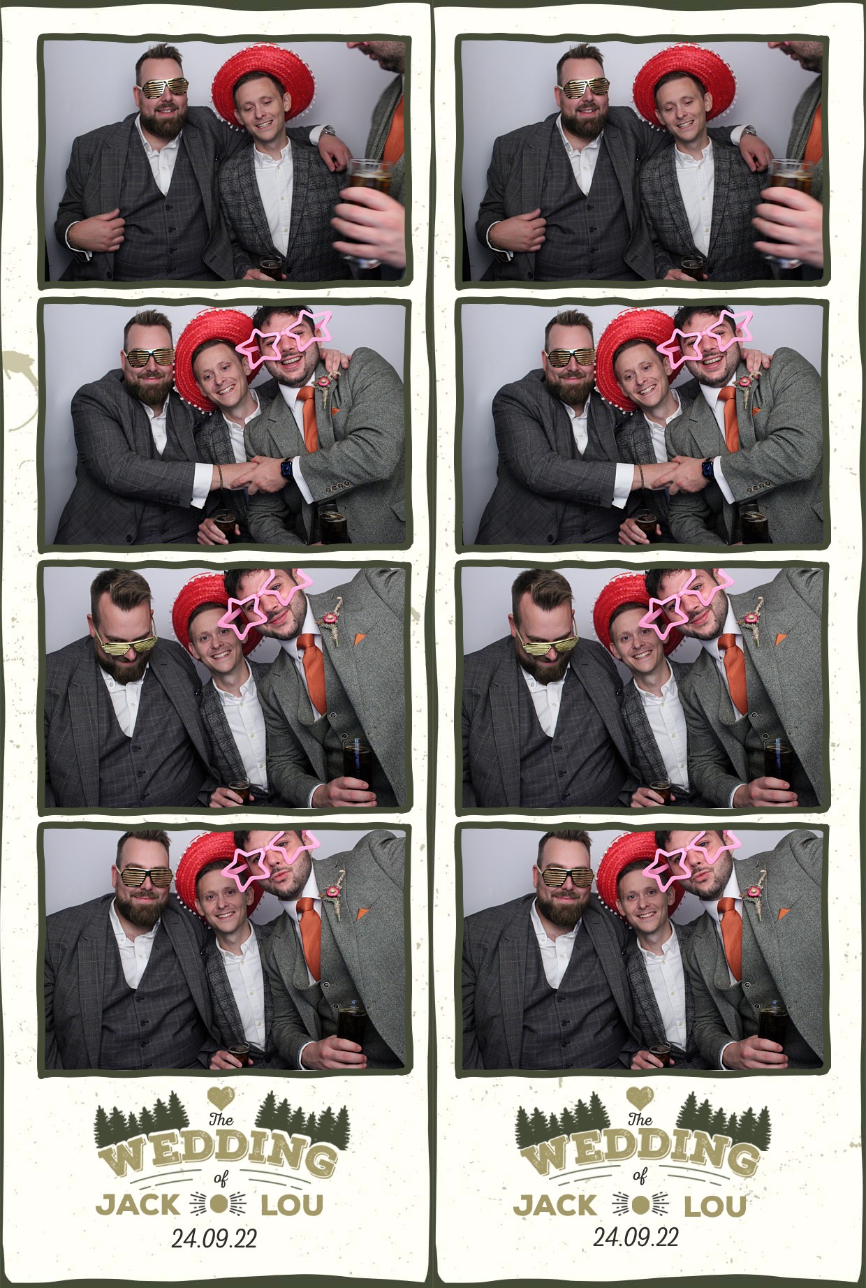 Jack & Lou's Wedding | View more photos from the event at gallery.myphotoboothexperience.co.uk/u/MyPhotoBoothExperienceLtd/Jack-Lous-Wedding