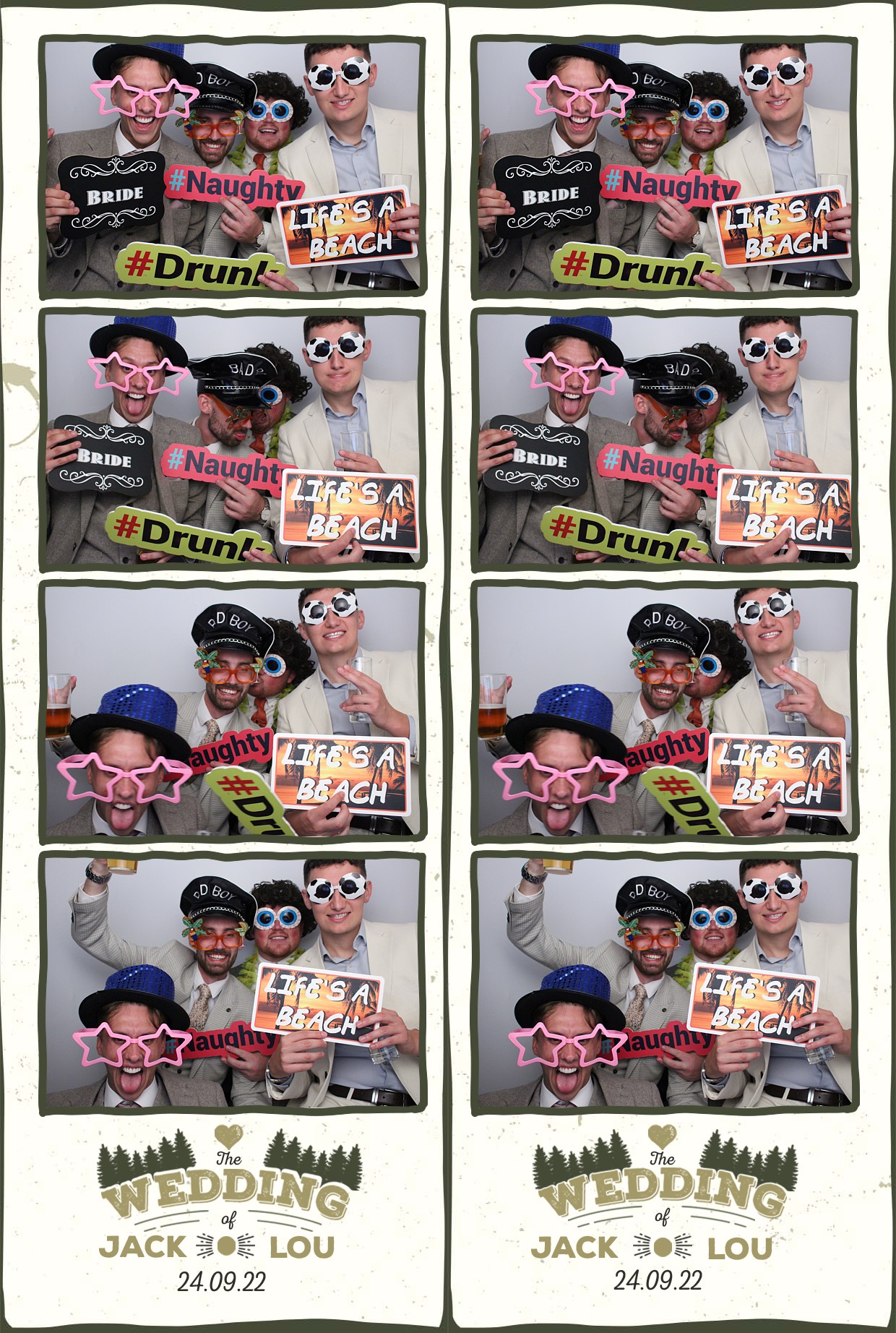 Jack & Lou's Wedding | View more photos from the event at gallery.myphotoboothexperience.co.uk/u/MyPhotoBoothExperienceLtd/Jack-Lous-Wedding