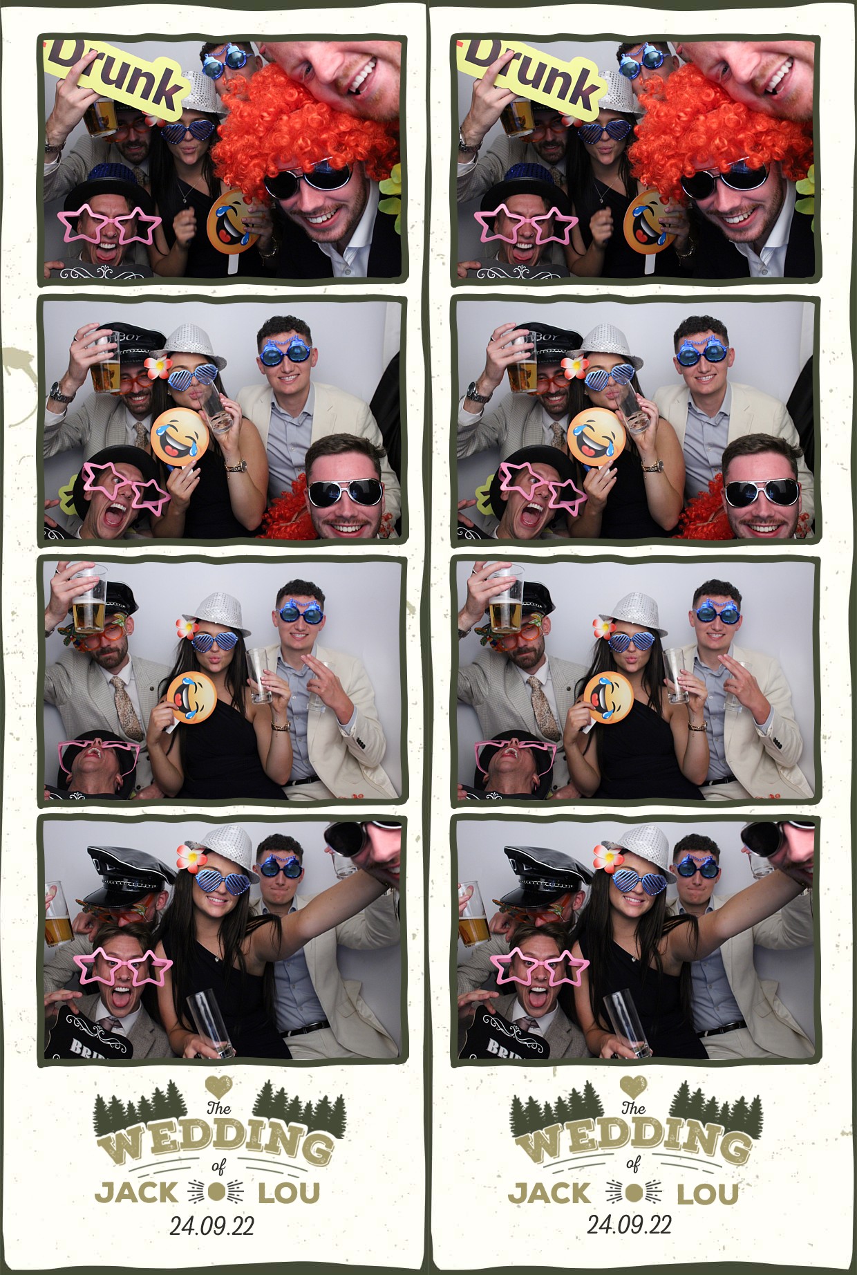Jack & Lou's Wedding | View more photos from the event at gallery.myphotoboothexperience.co.uk/u/MyPhotoBoothExperienceLtd/Jack-Lous-Wedding