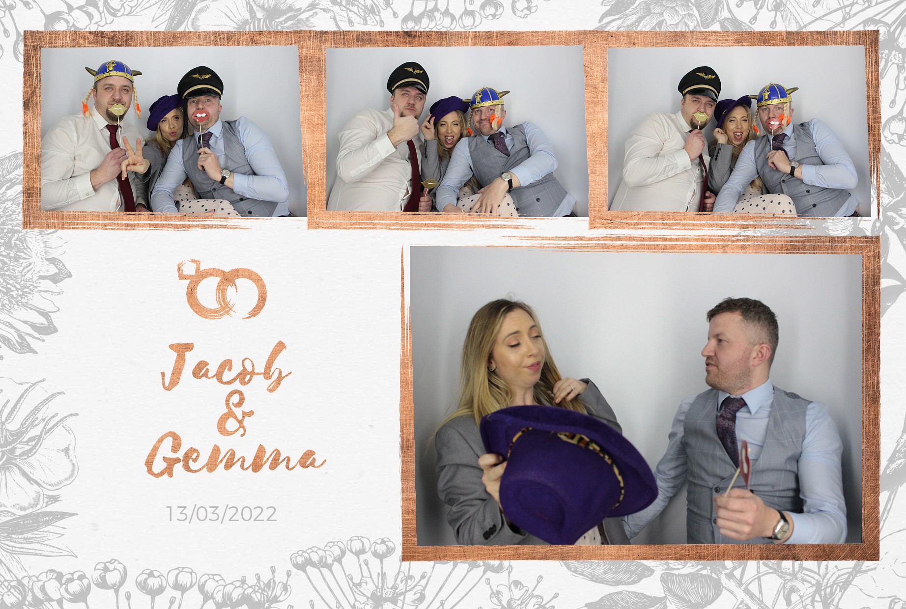 Jacob and Gemma's Wedding  | View more photos from the event at gallery.myphotoboothexperience.co.uk/u/MyPhotoBoothExperienceLtd/Jacob-and-Gemmas-Wedding